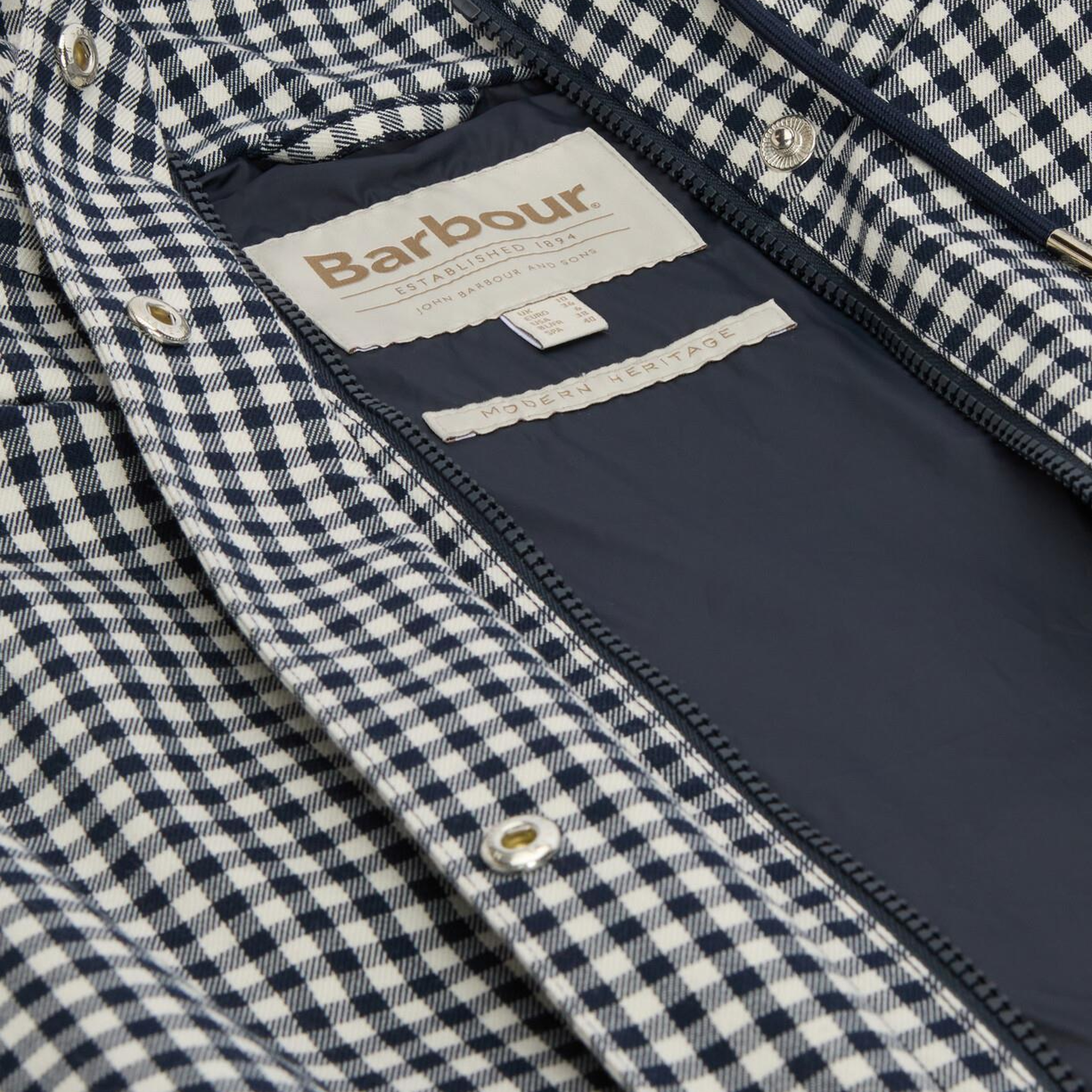 Barbour Bronwyn Check Showerproof Ceket