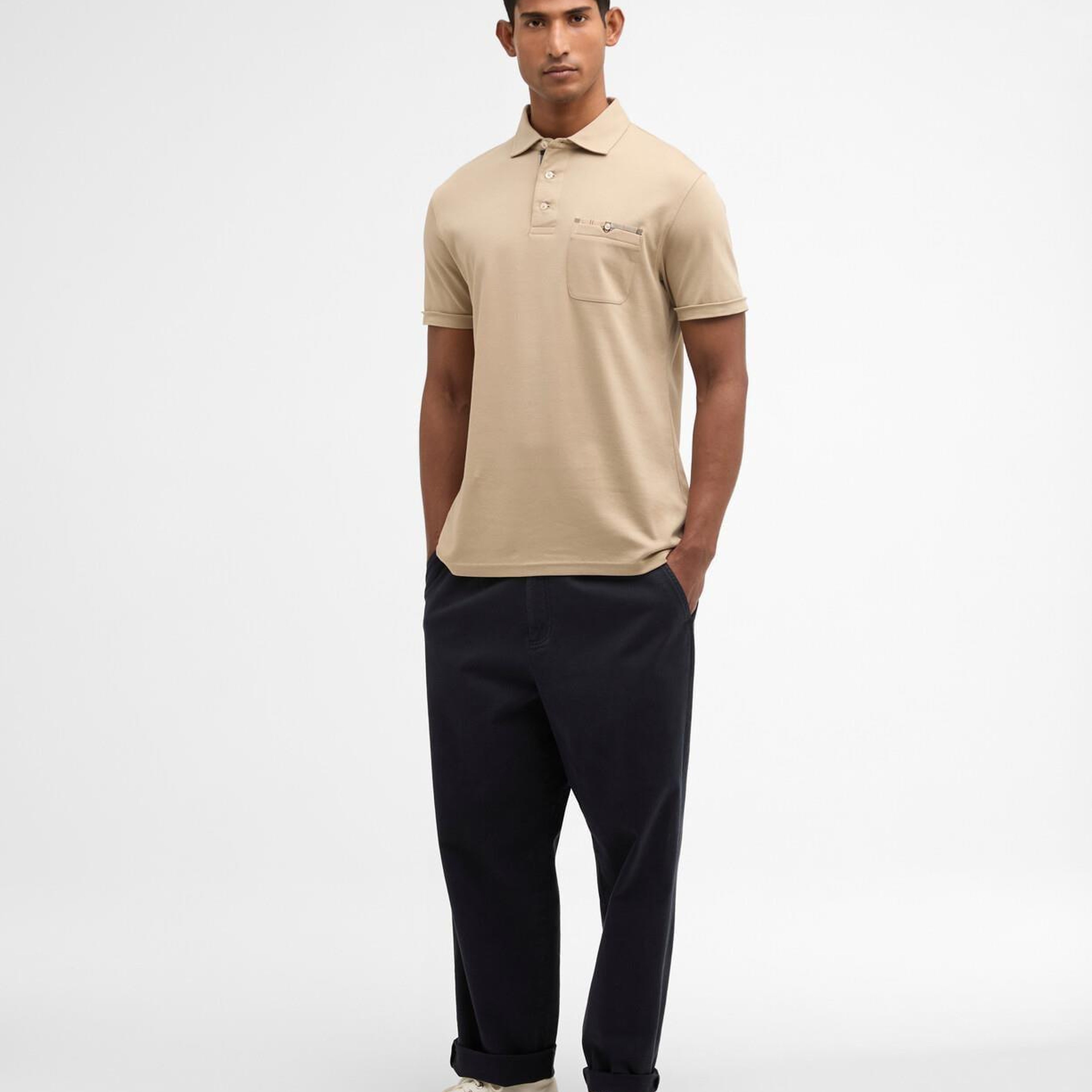 Barbour Premium Corpatch Tailored Polo Yaka