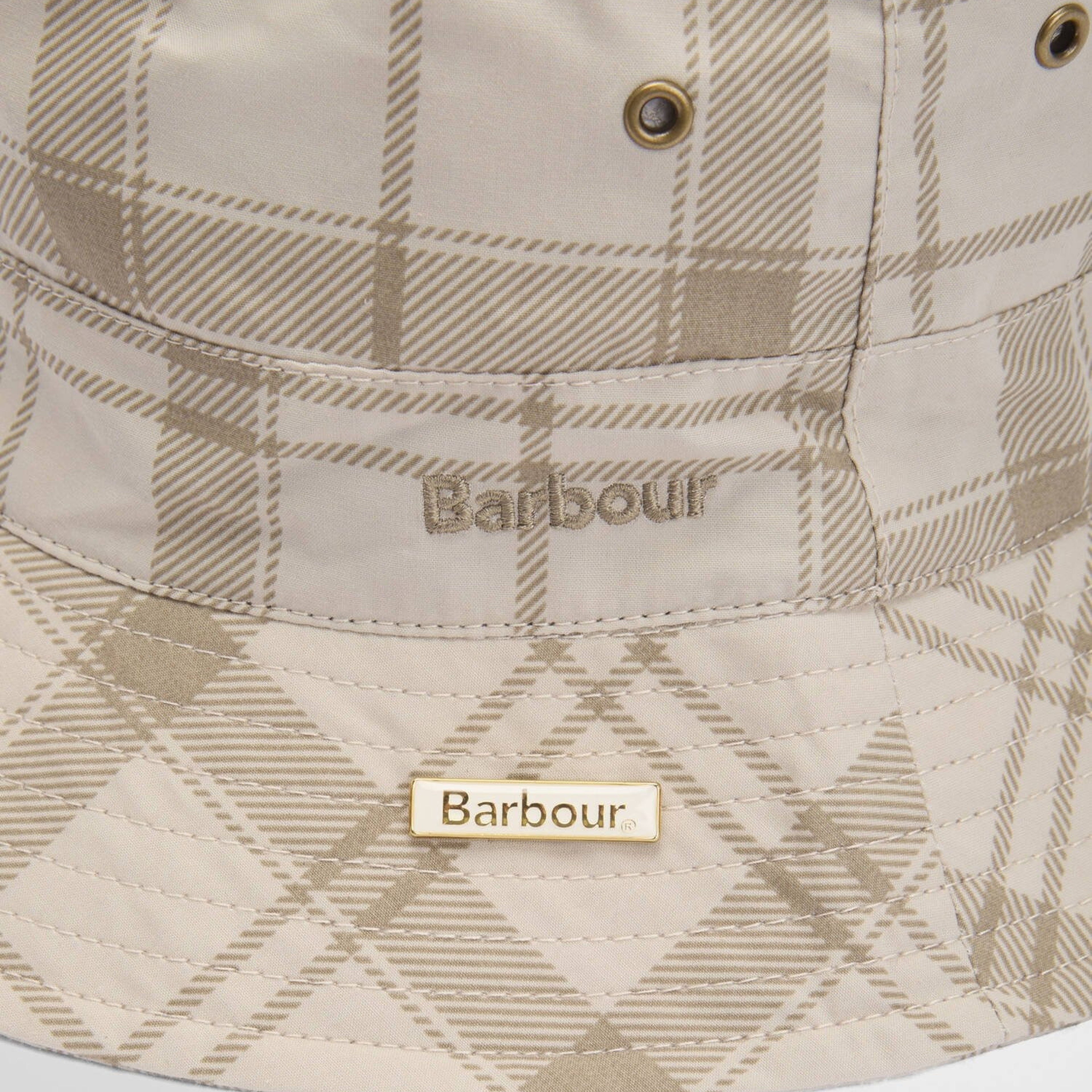 Barbour Tartan Transport Yağlı Bucket Şapka