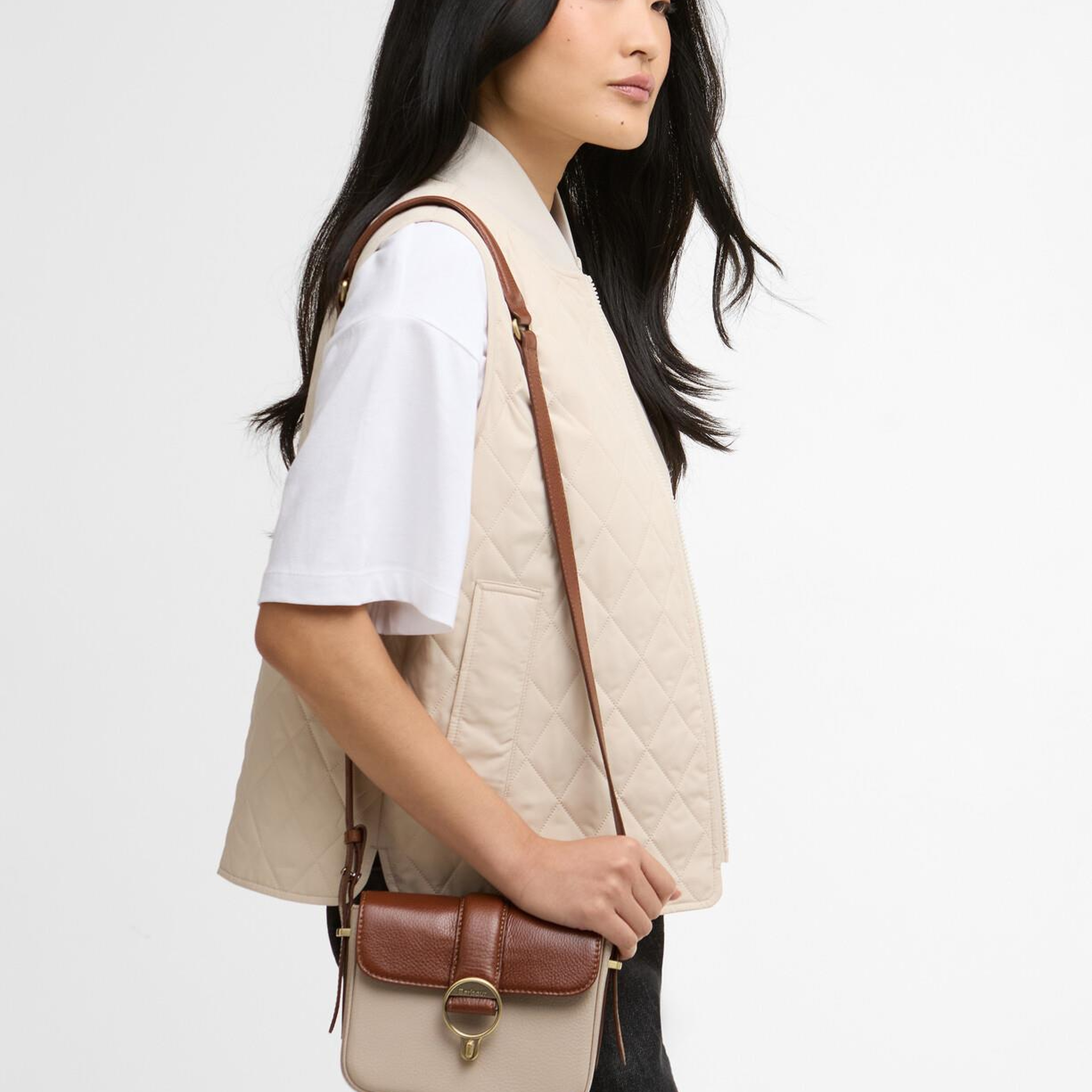 Barbour Mini Rosa Deri Çapraz Çanta