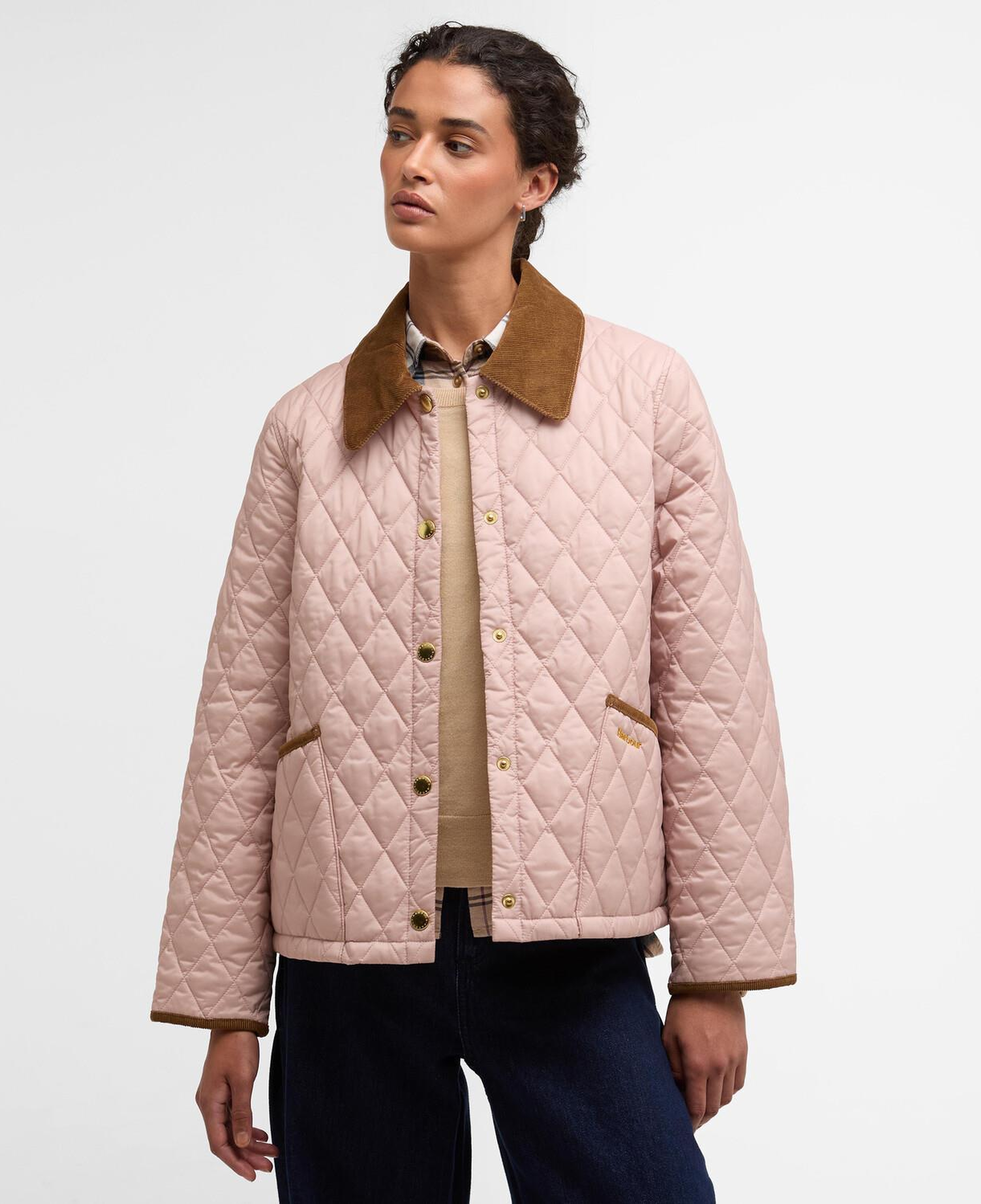 Barbour Icons Cropped Liddesdale Kapitone Ceket