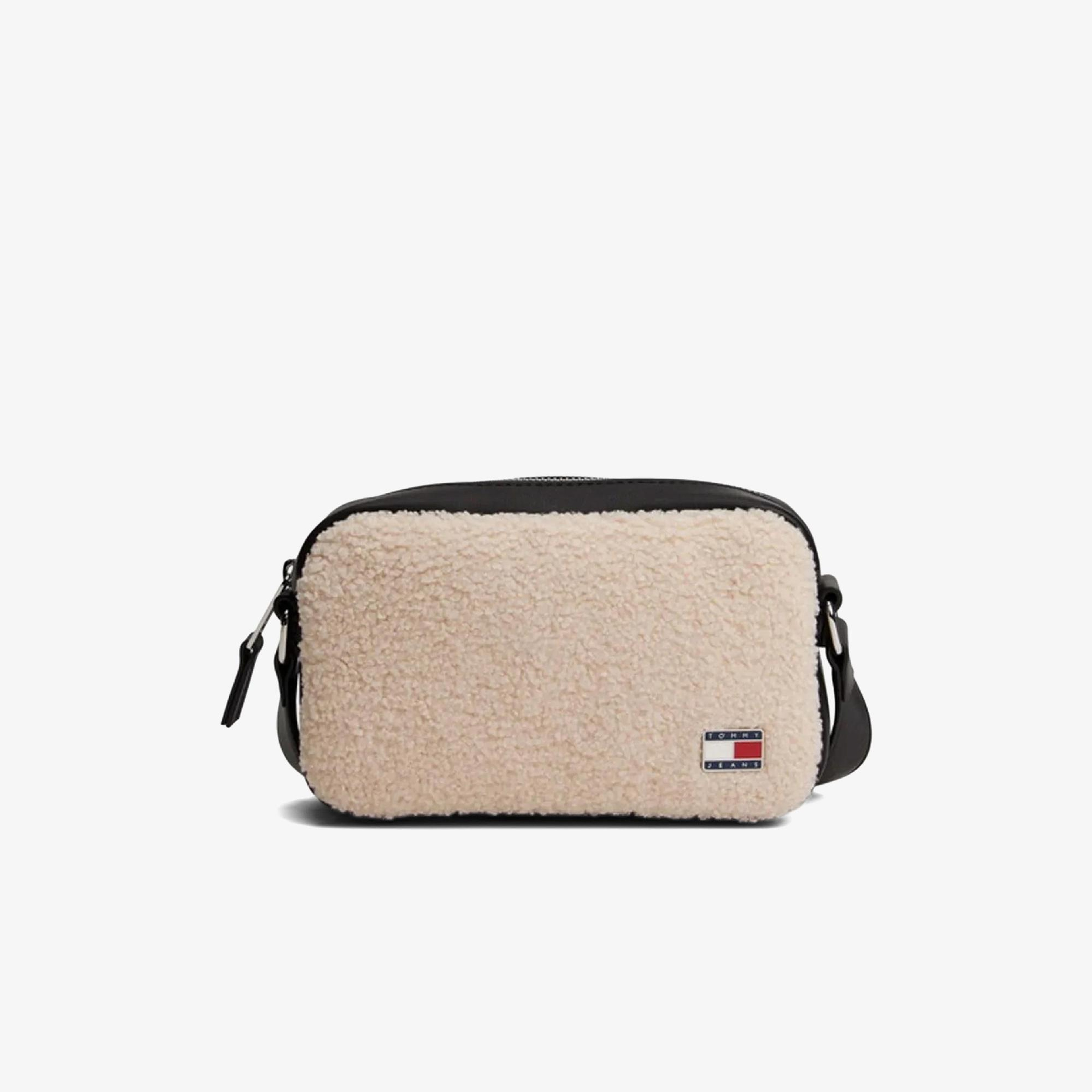 Tommy Hilfiger Cool Sherpa Kadın Beyaz El Çantası