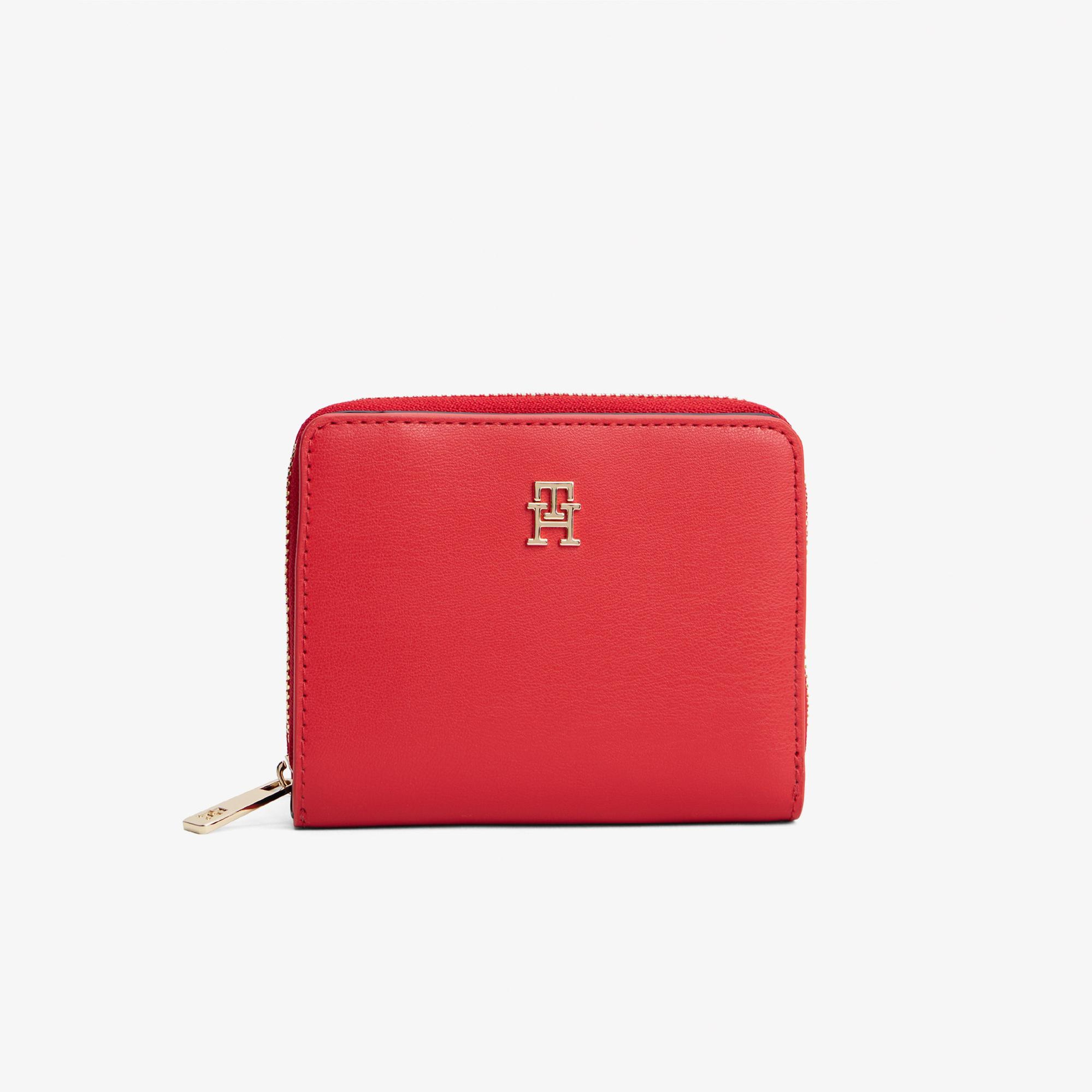 Tommy Hilfiger Icon Kadın Kırmızı Cüzdan