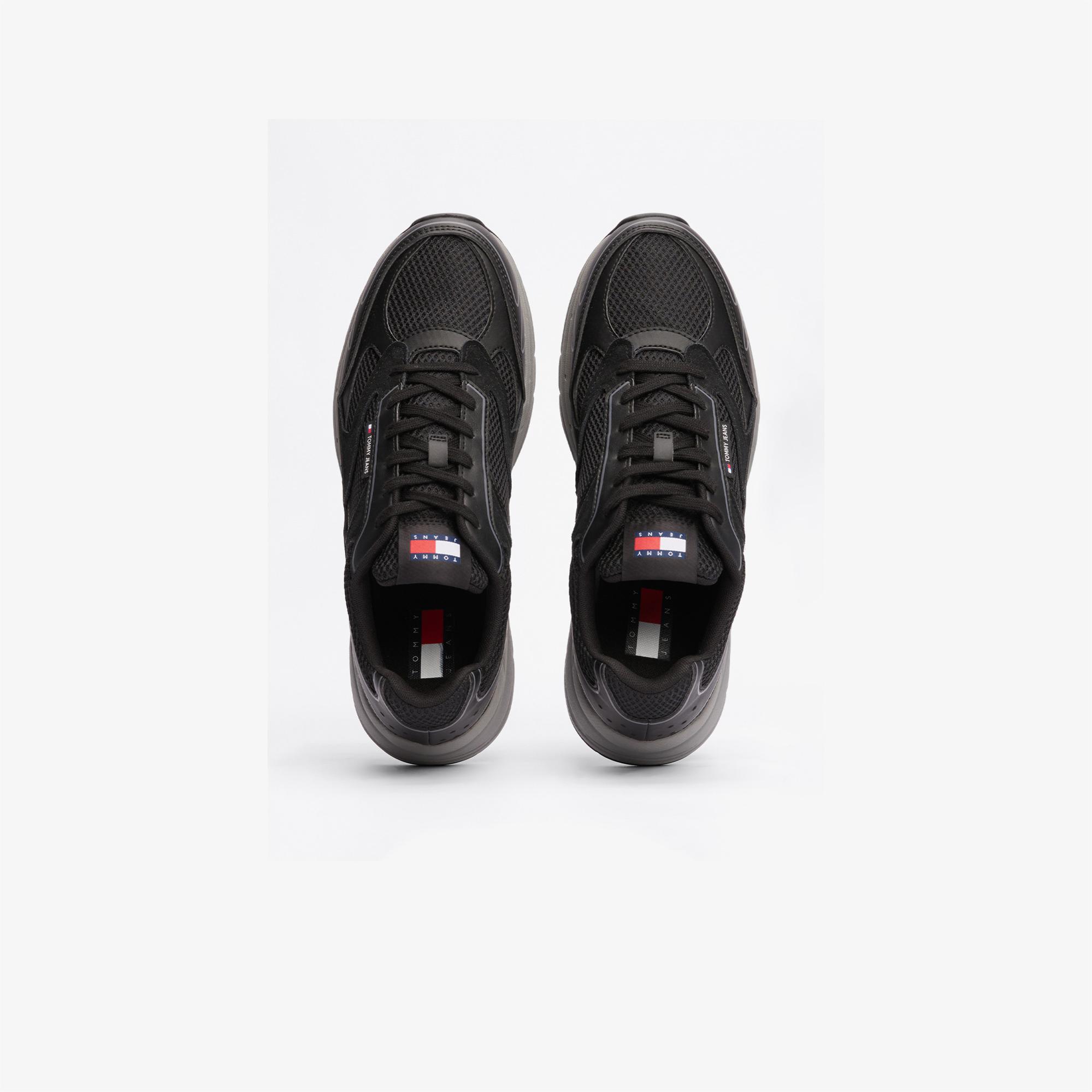 Tommy Hilfiger Erkek Siyah Sneaker
