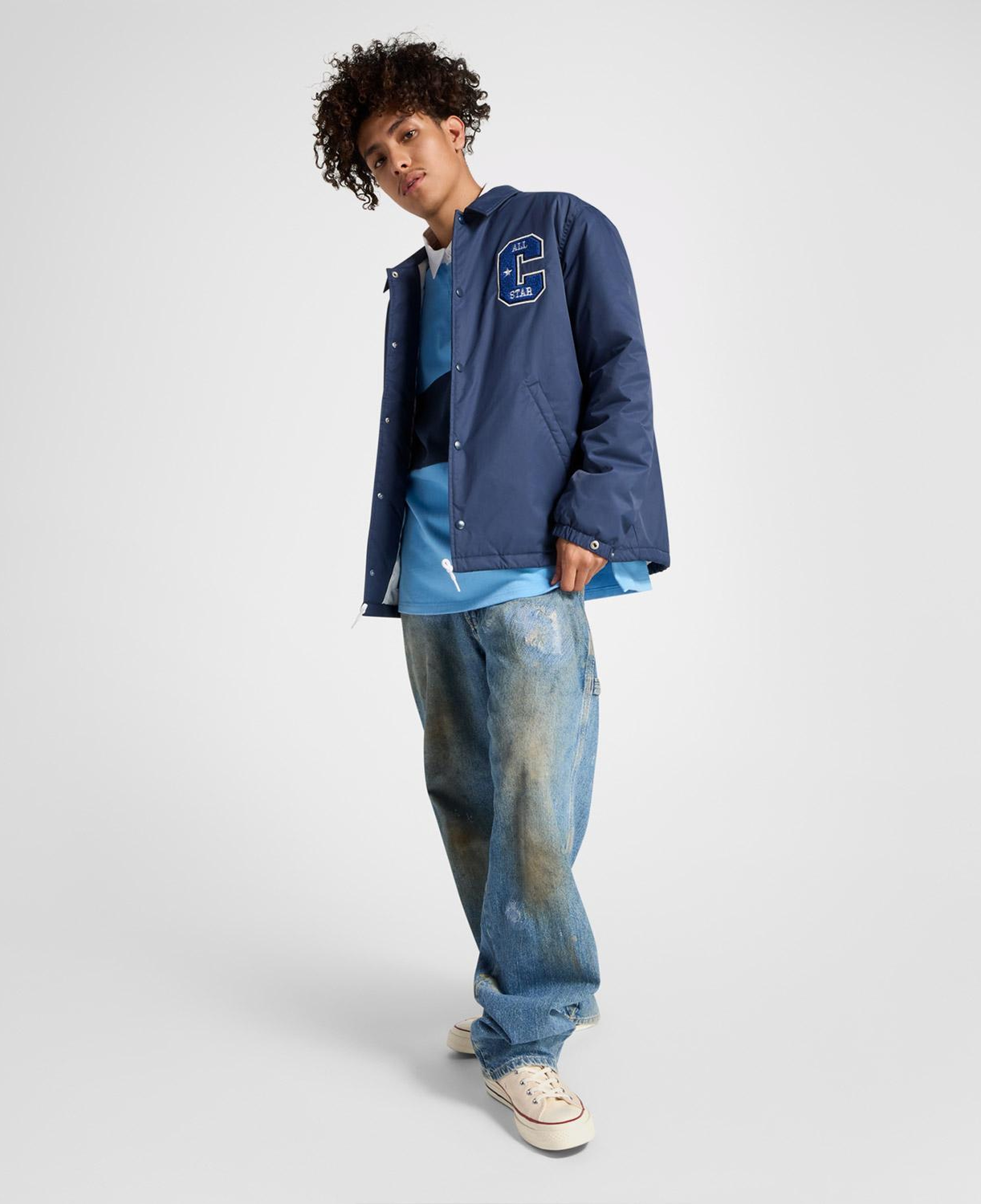 Converse Erkek Lacivert Yağmurluk