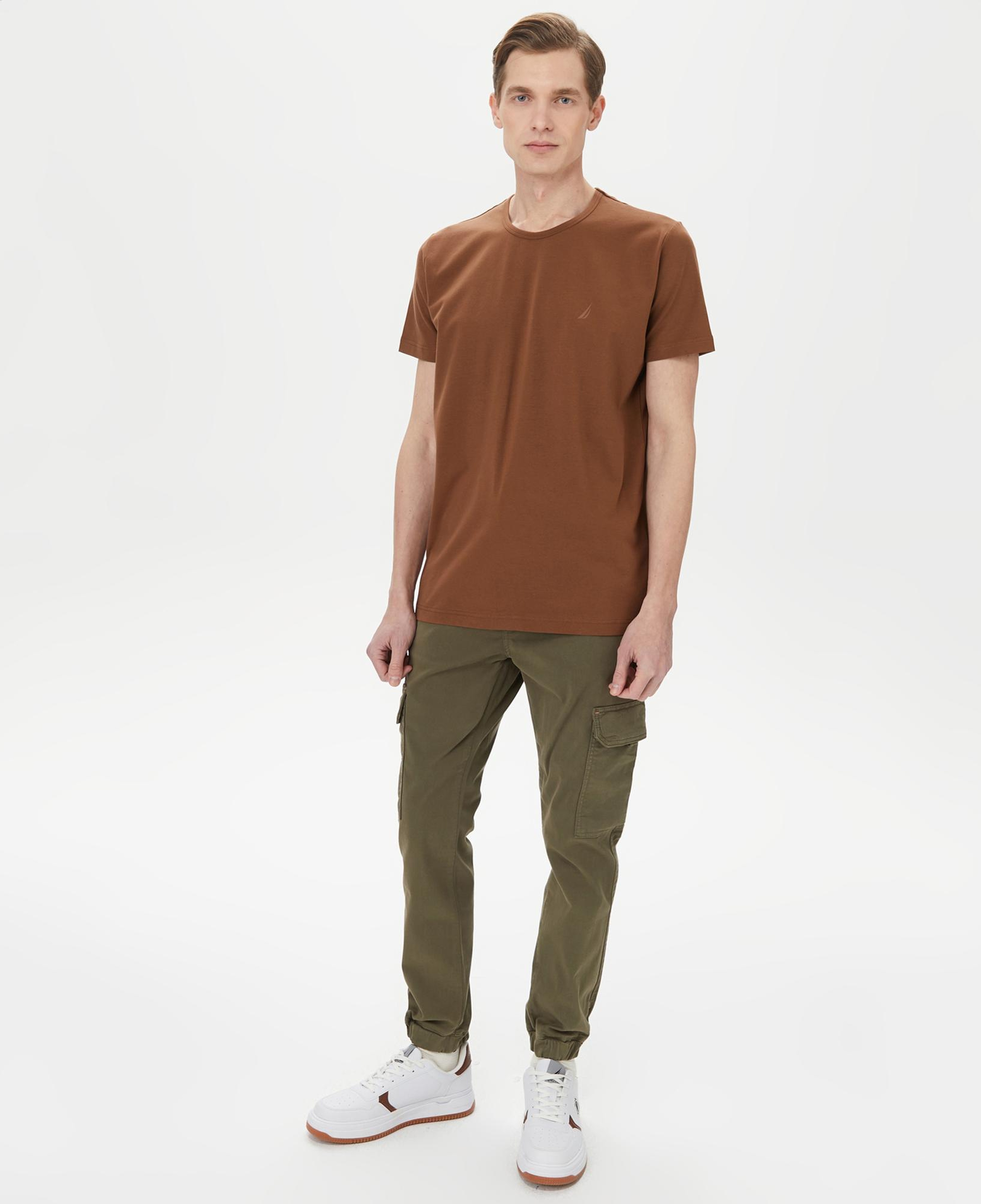Nautica Erkek Kahverengi T-Shirt