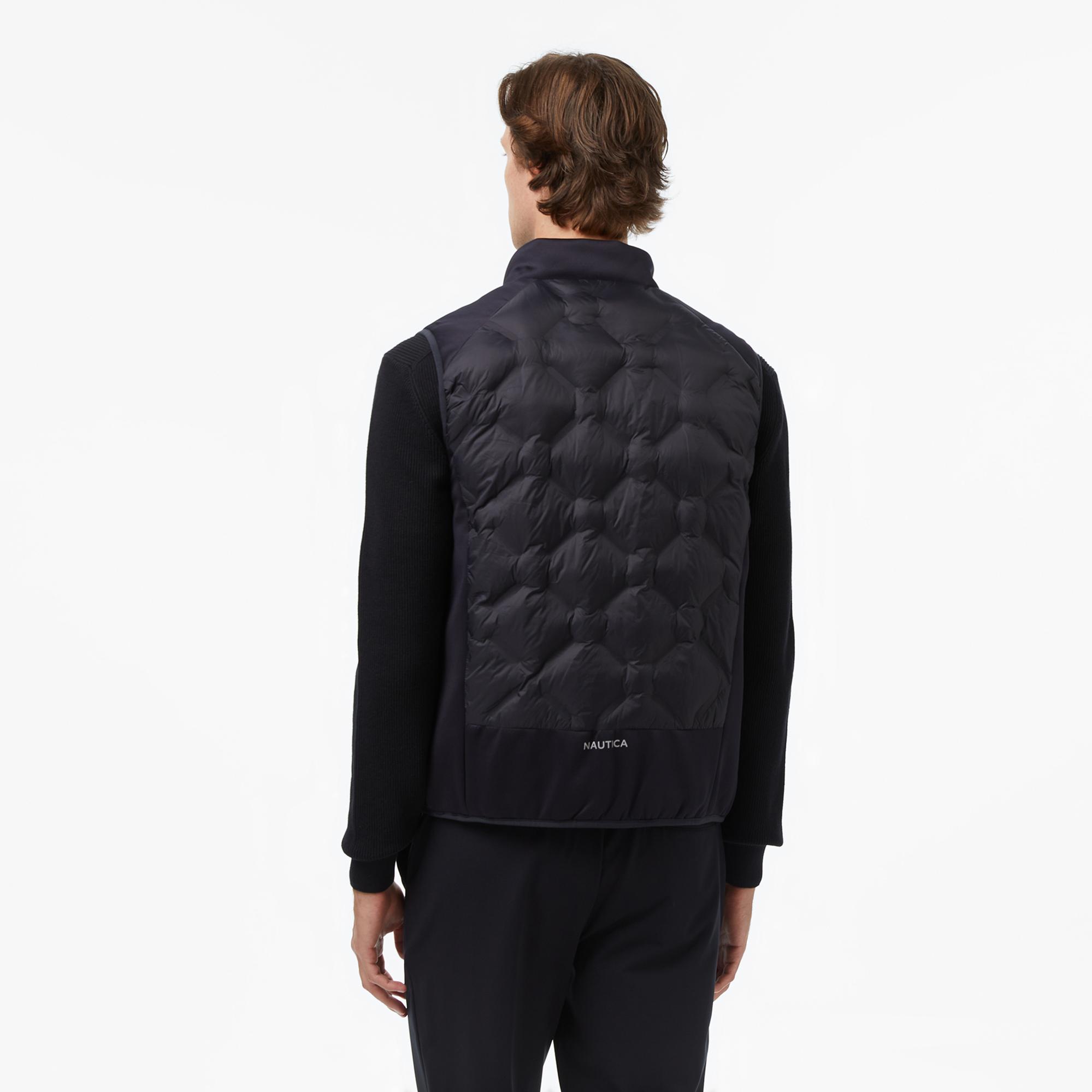 Nautica Erkek Siyah Regular Fit Yelek