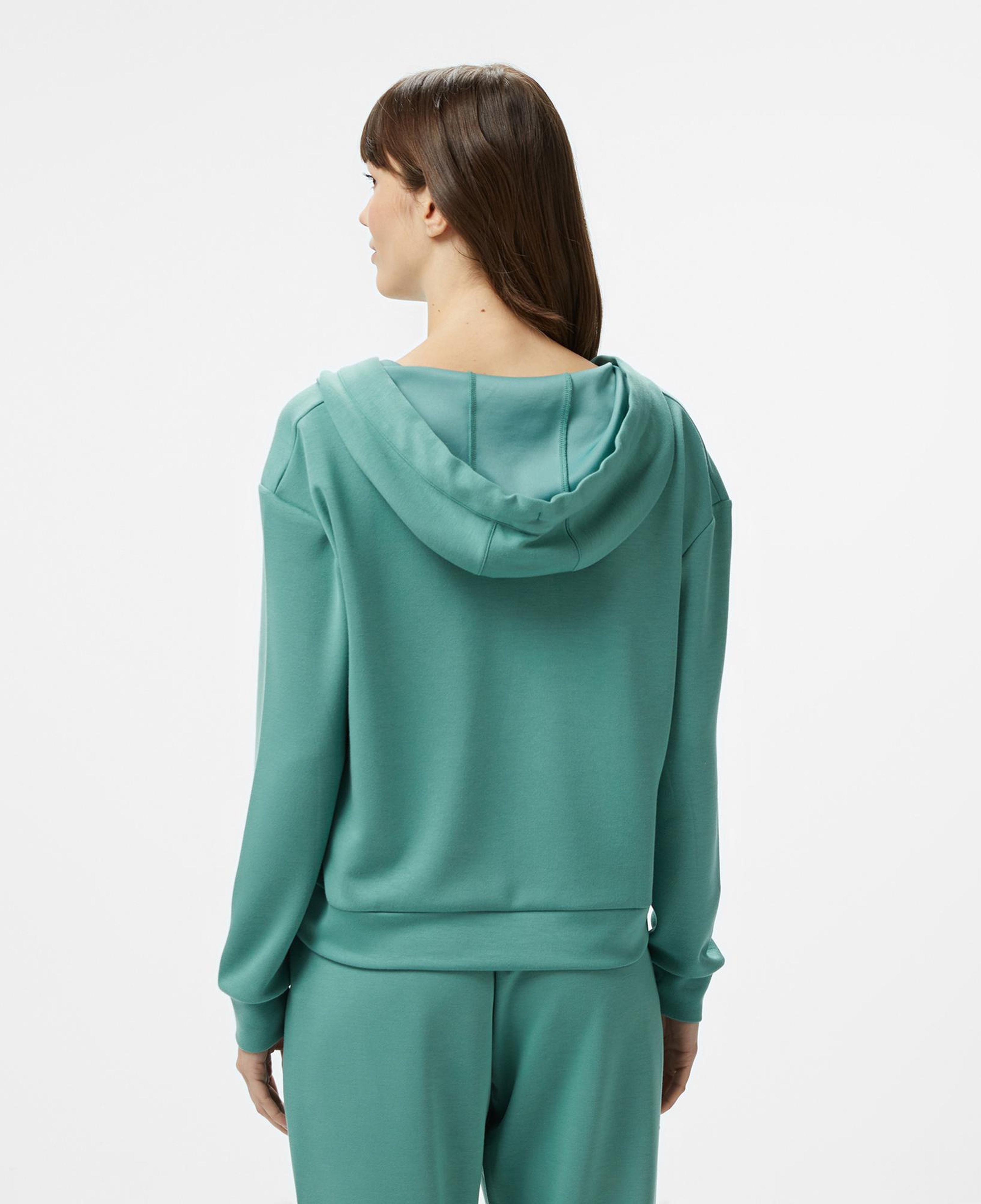 Nautica Kadın Yeşil Regular Fit Kapüşonlu Sweatshirt