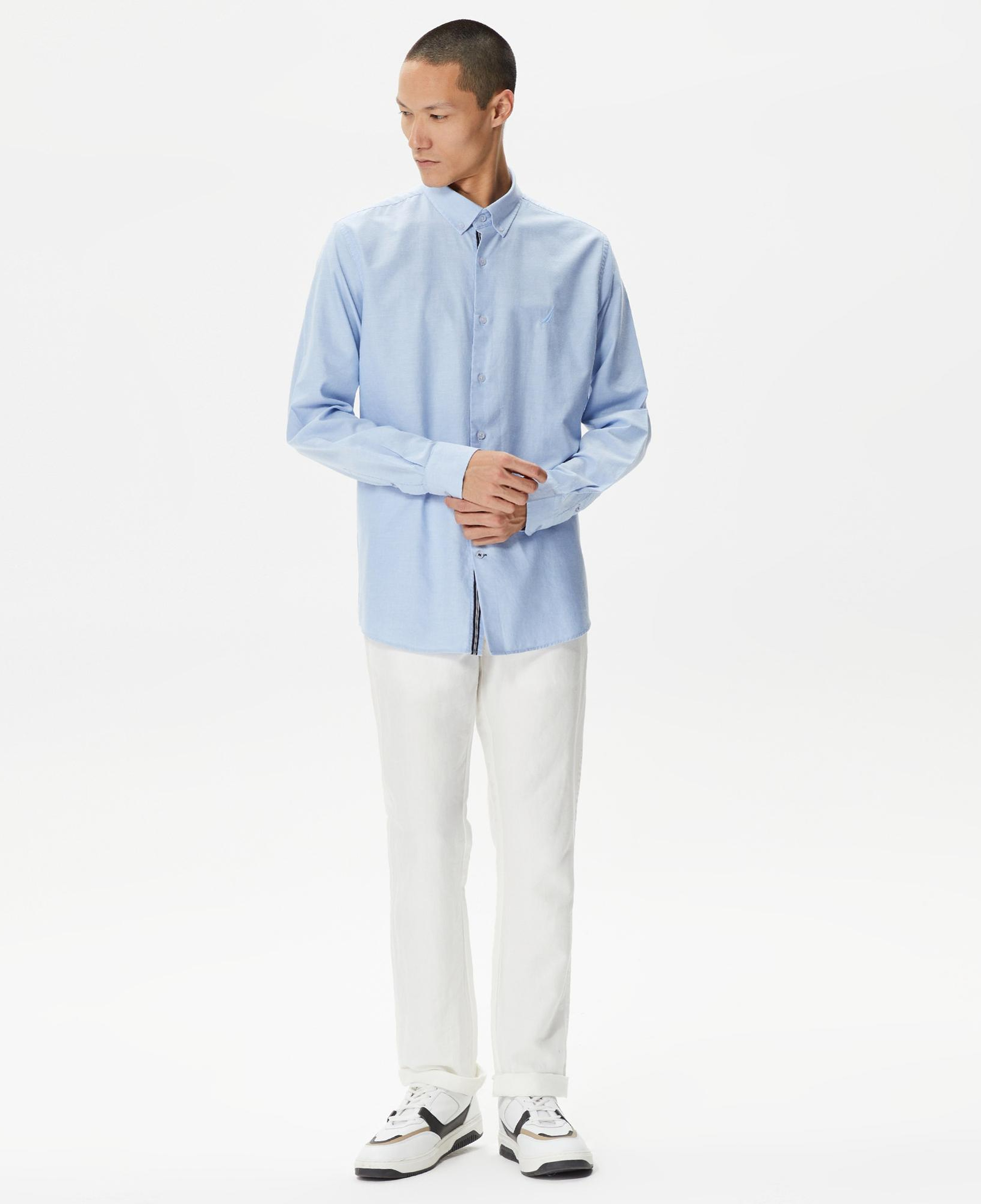 Nautica Erkek Mavi Classic Fit Gömlek