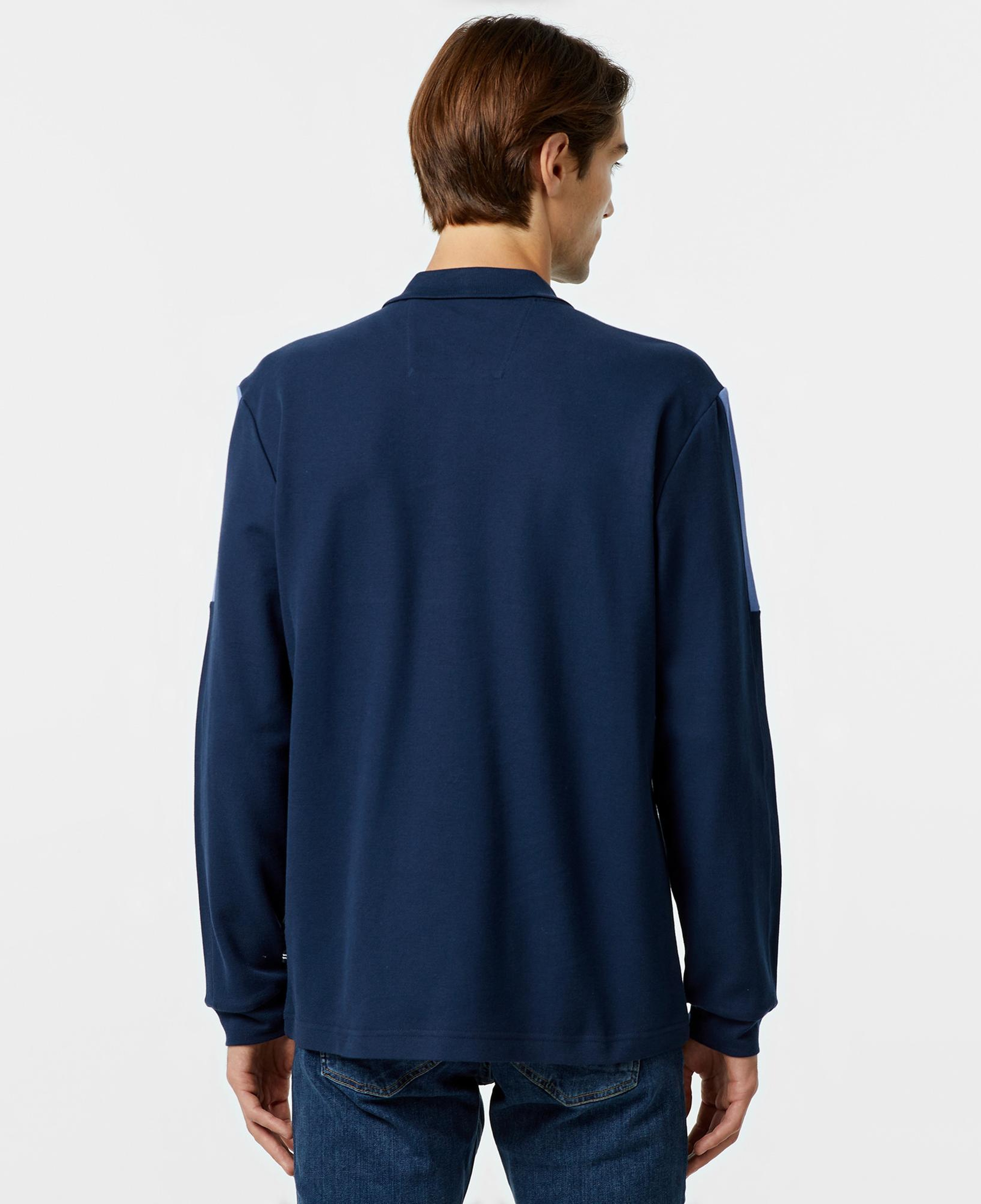 Nautica Erkek Lacivert Uzun Kollu Polo Yaka T-Shirt