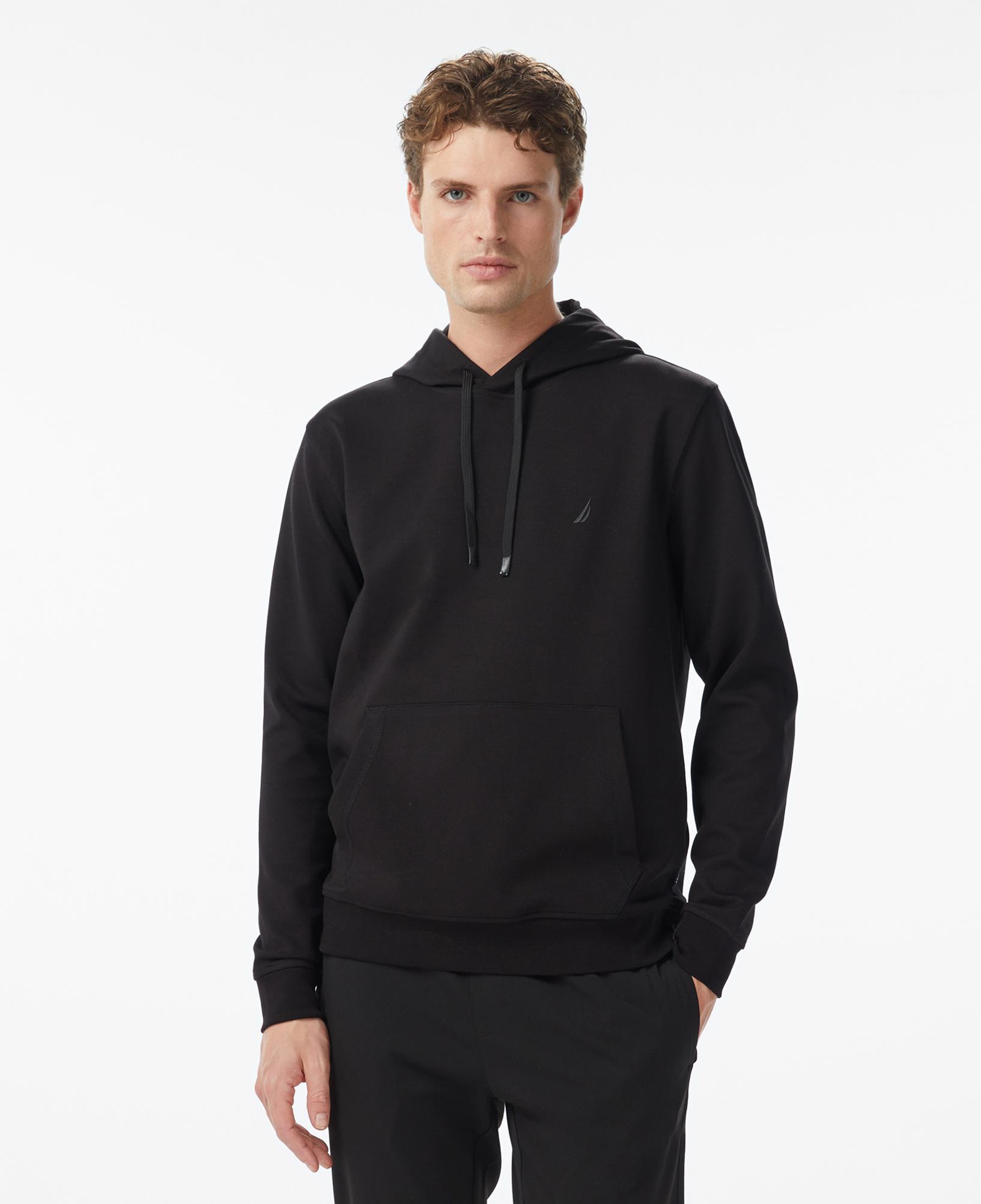Nautica Erkek Siyah Classic Fit Kapüşonlu Sweatshirt