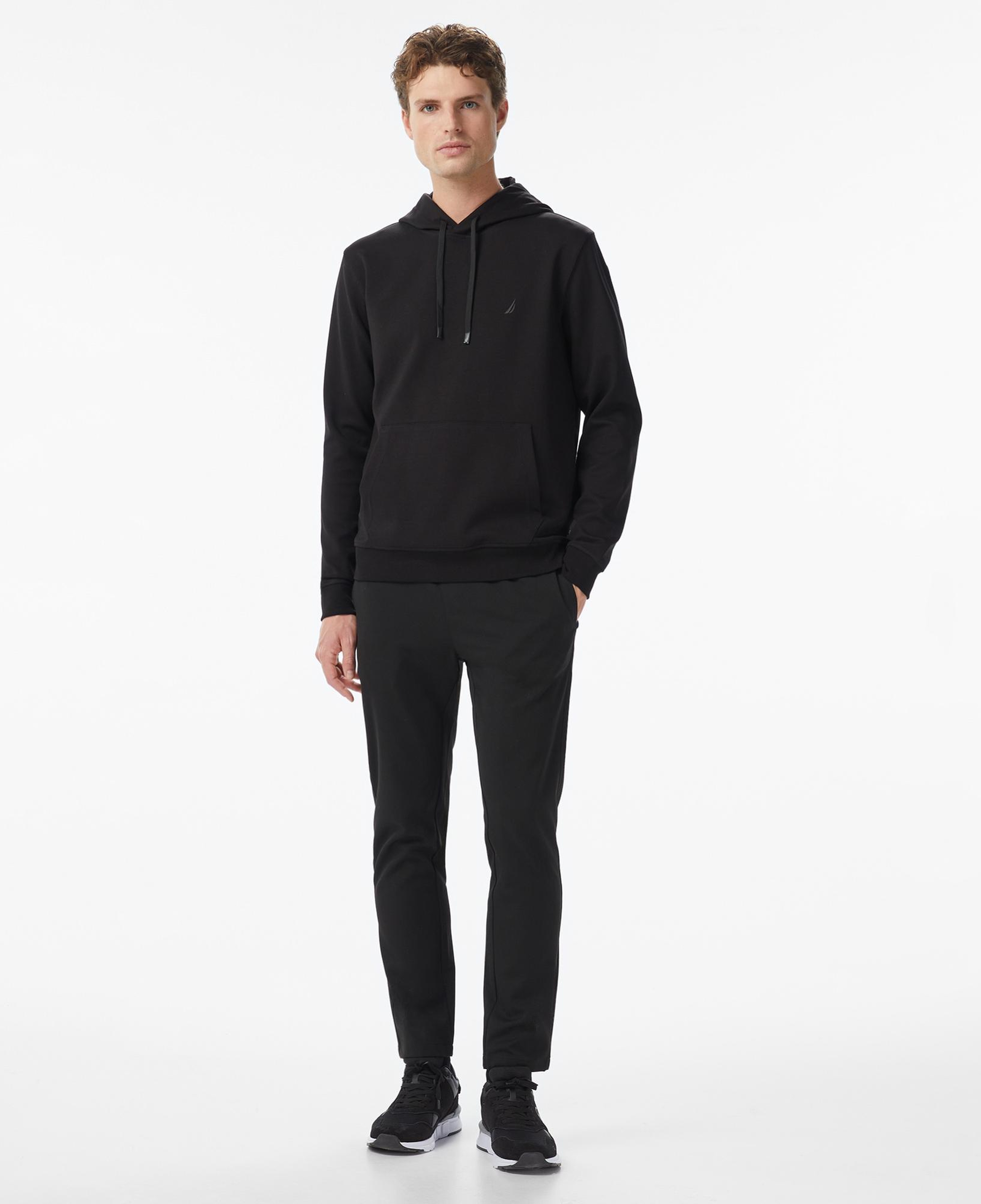 Nautica Erkek Siyah Classic Fit Kapüşonlu Sweatshirt