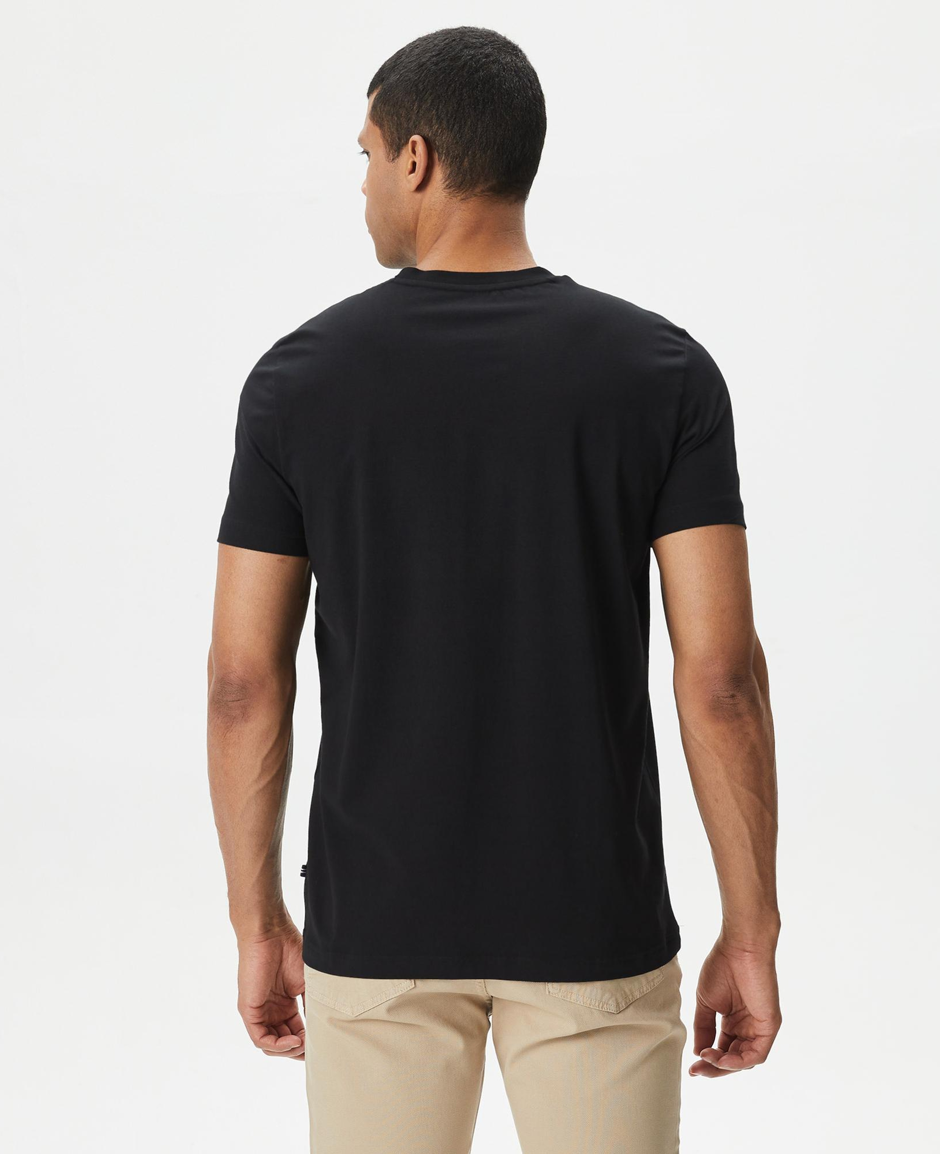 Nautica Erkek Siyah Standart Fit T-Shirt