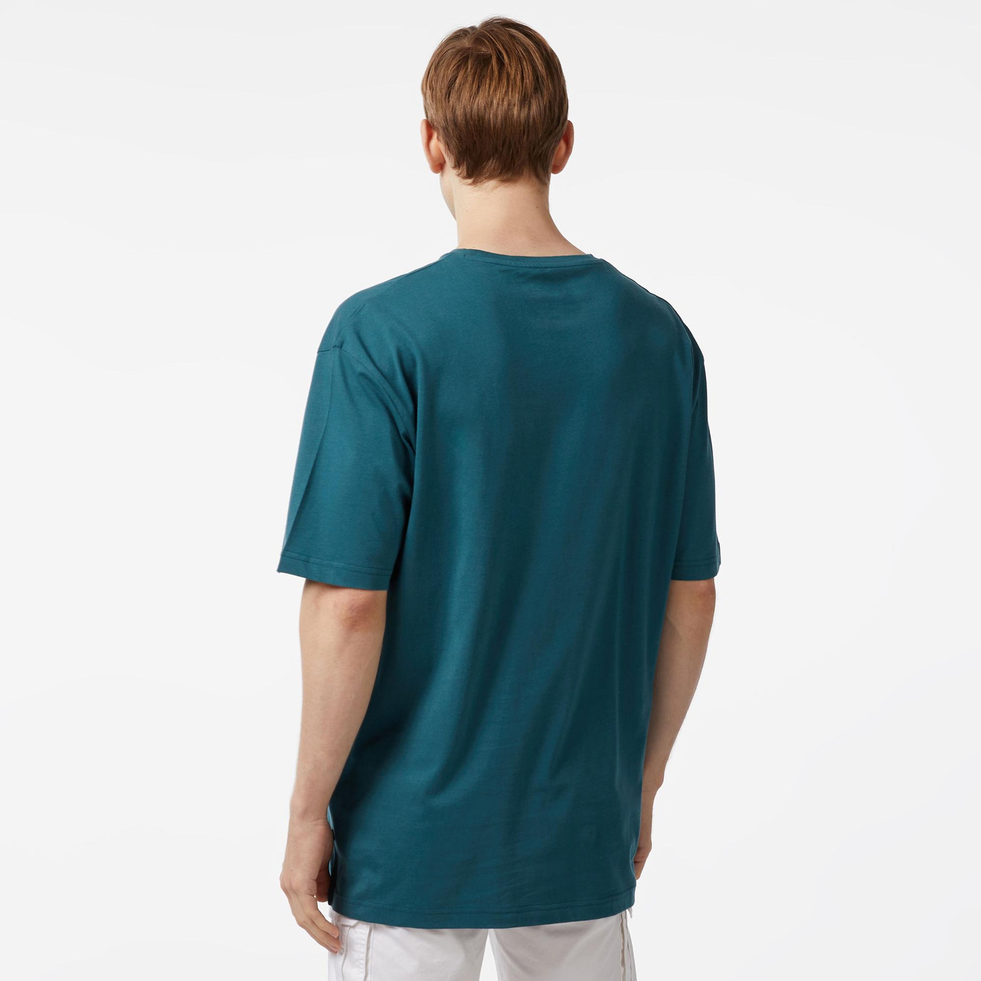 Nautica Erkek Yeşil Oversize T-Shirt