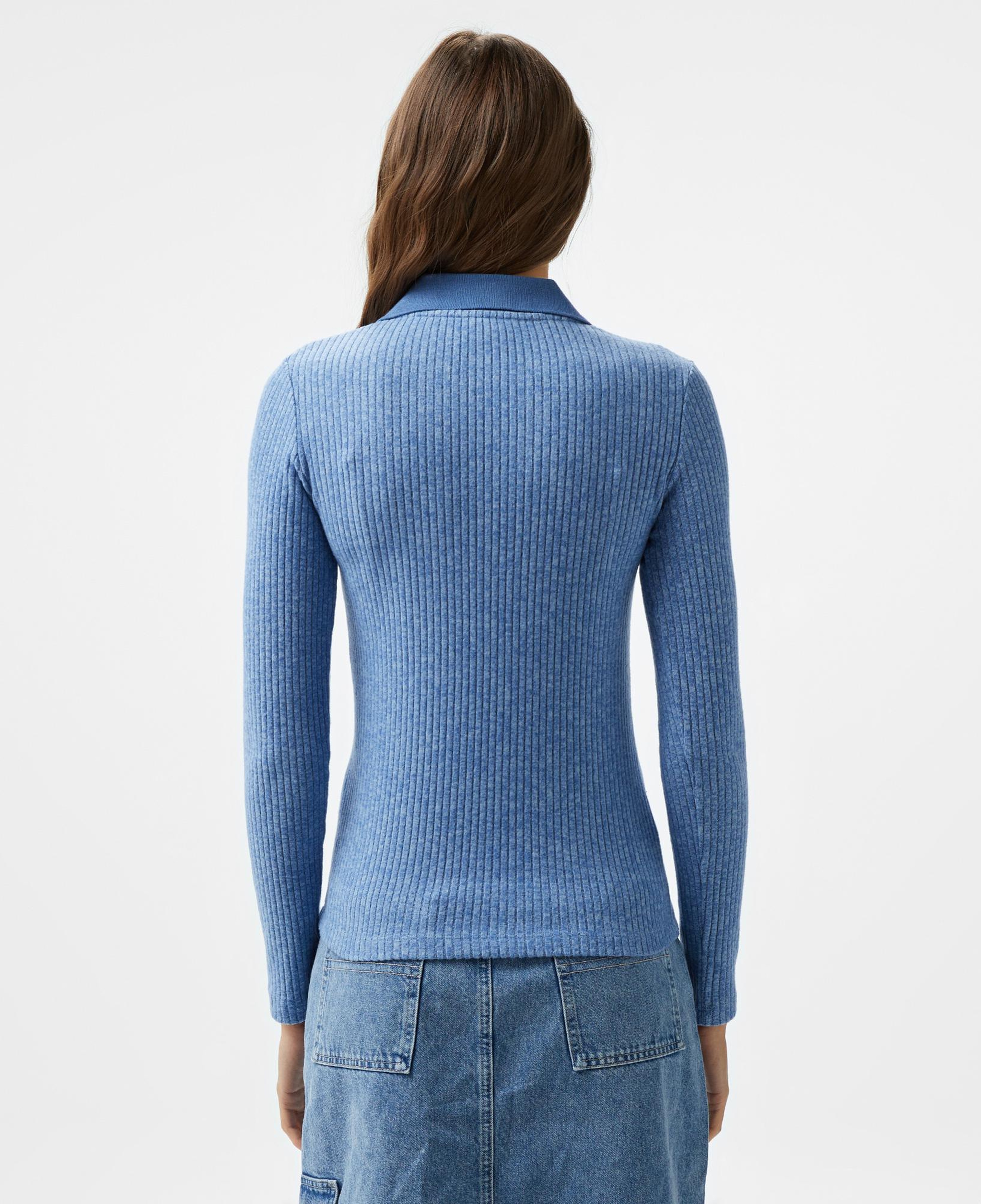 Nautica Kadın Mavi Uzun Kollu Polo