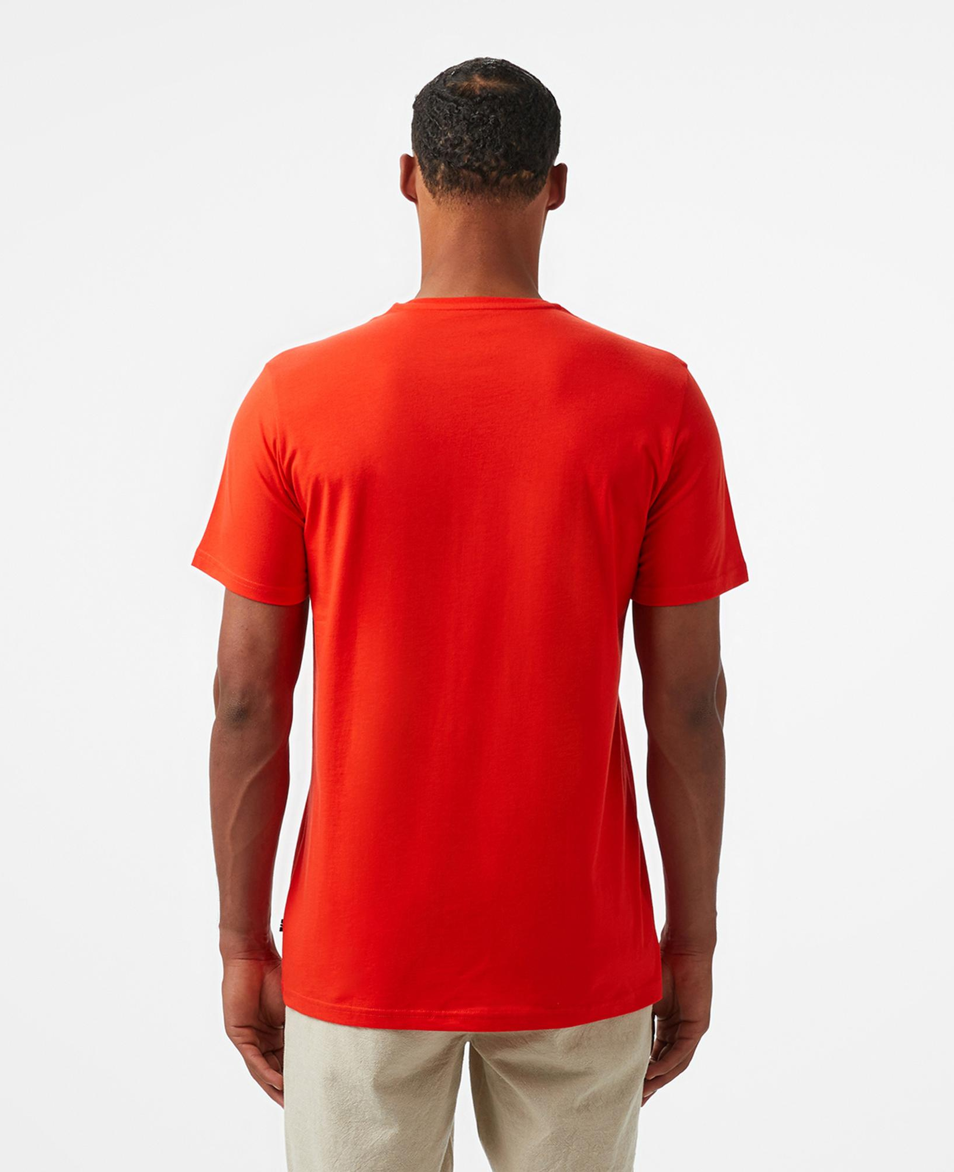 Nautica Erkek Kırmızı Standart Fit T-Shirt