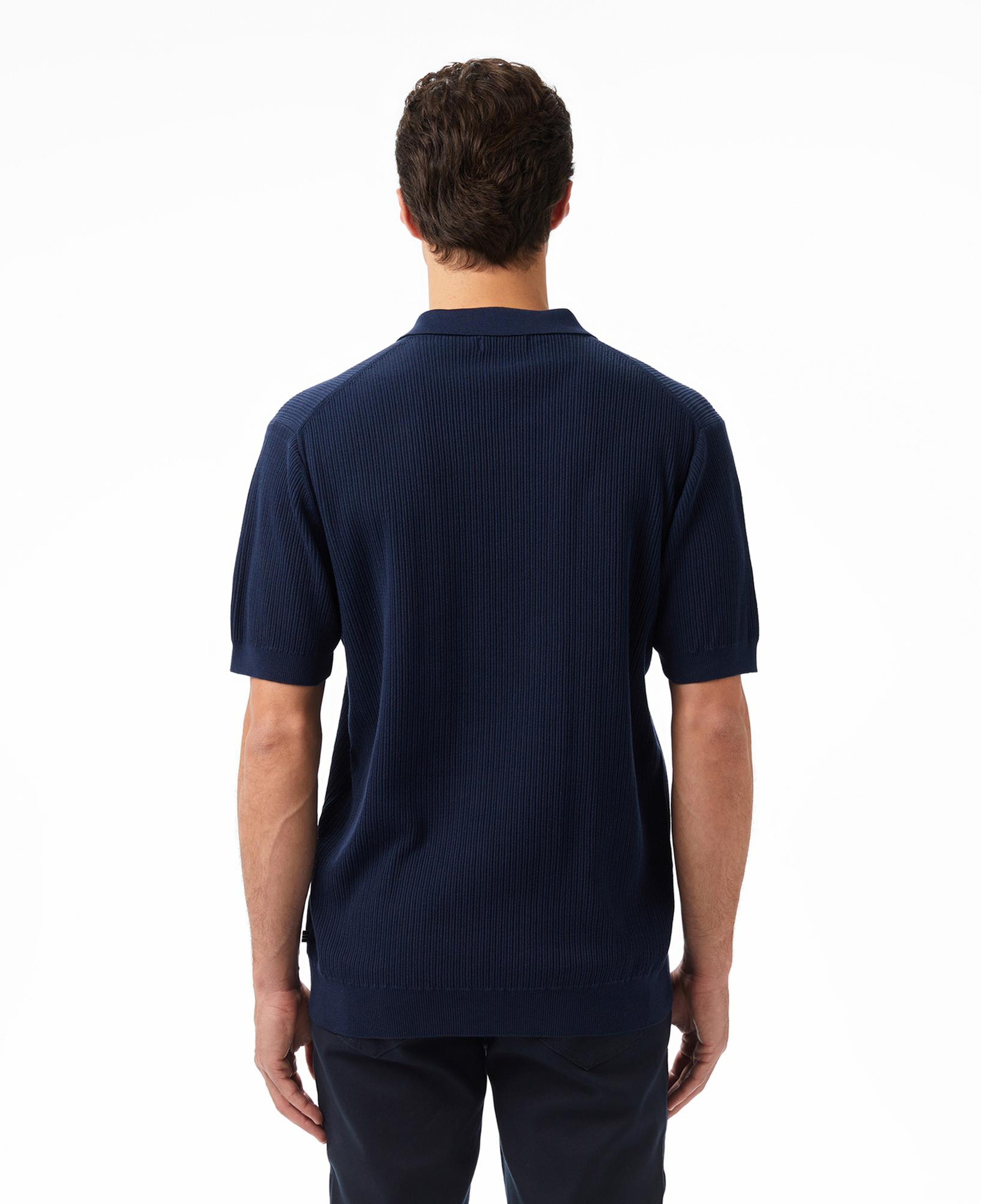 Nautica Erkek Lacivert Regular Fit Kısa Kollu Triko