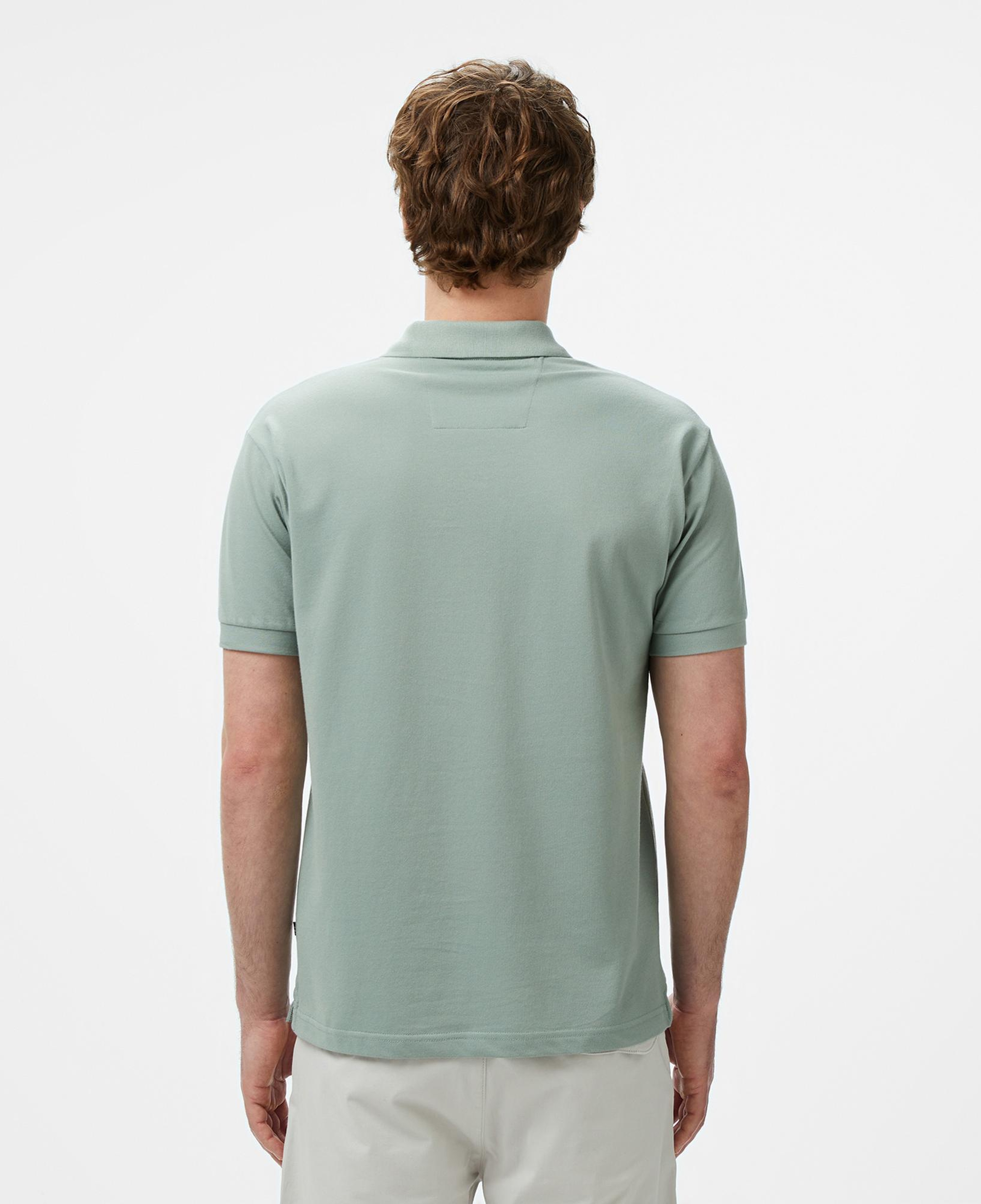 Nautica Erkek Yeşil Classic Fit Polo Yaka T-Shirt