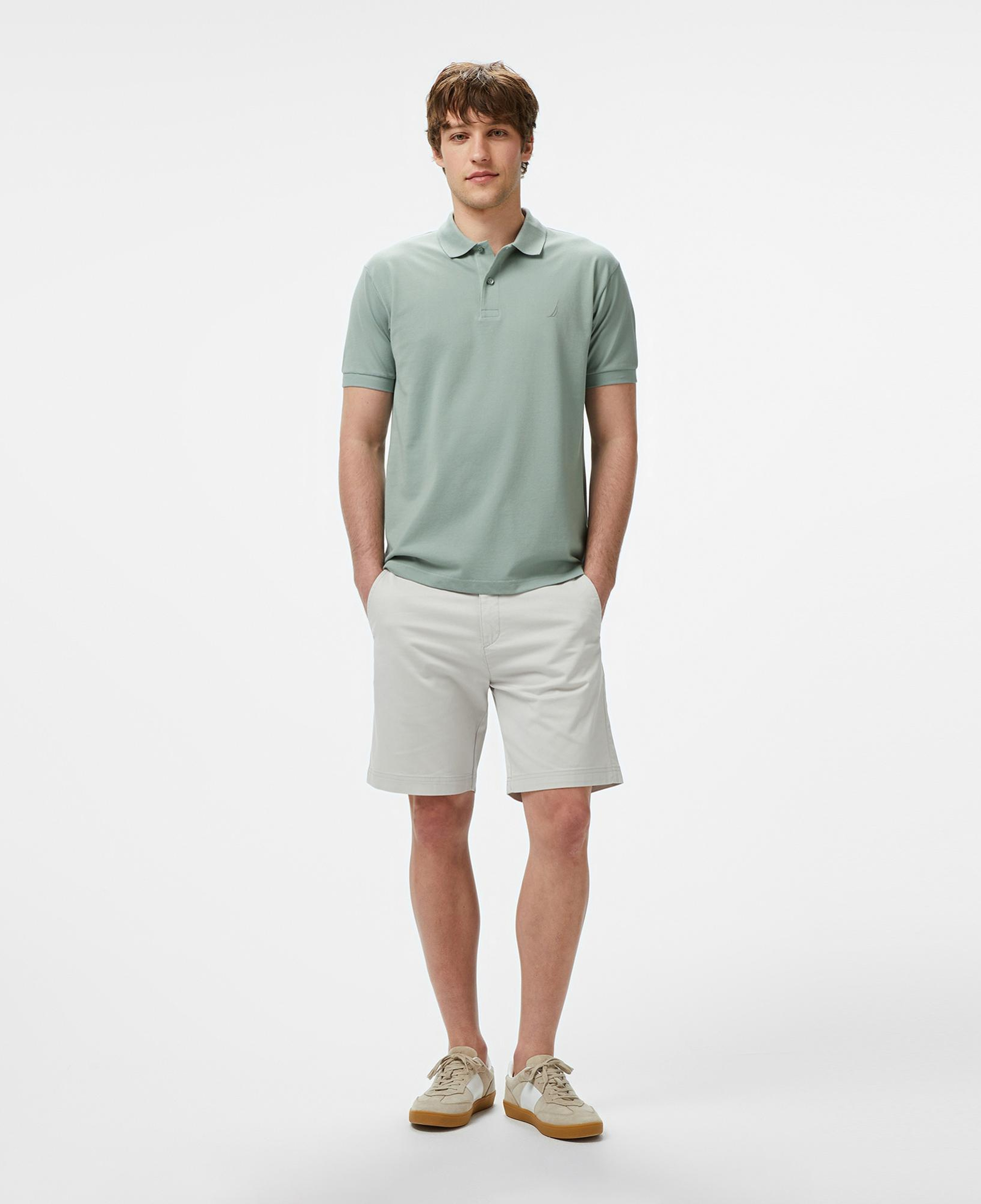 Nautica Erkek Yeşil Classic Fit Polo Yaka T-Shirt