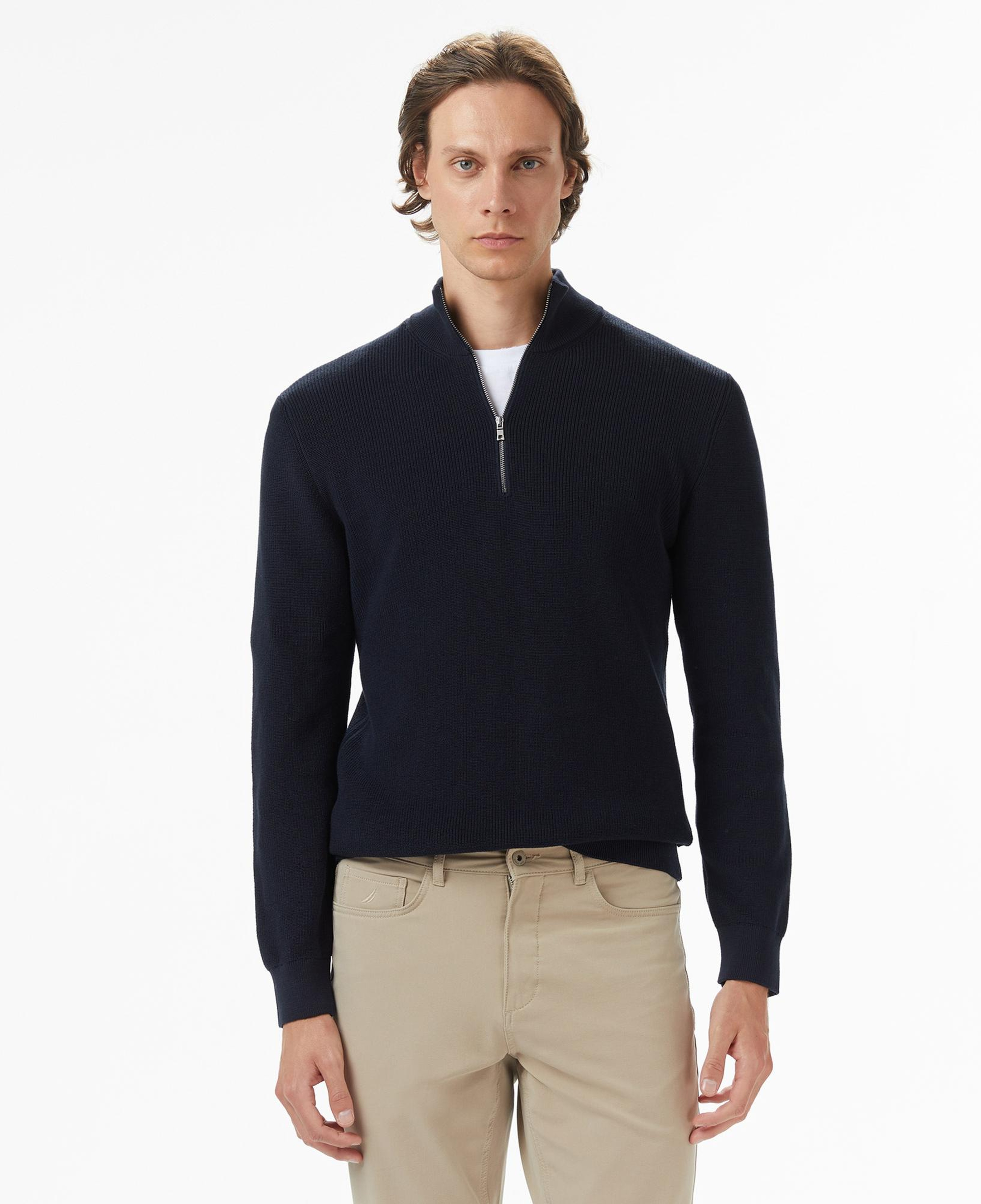 Nautica Erkek Lacivert Classic Fit Kazak