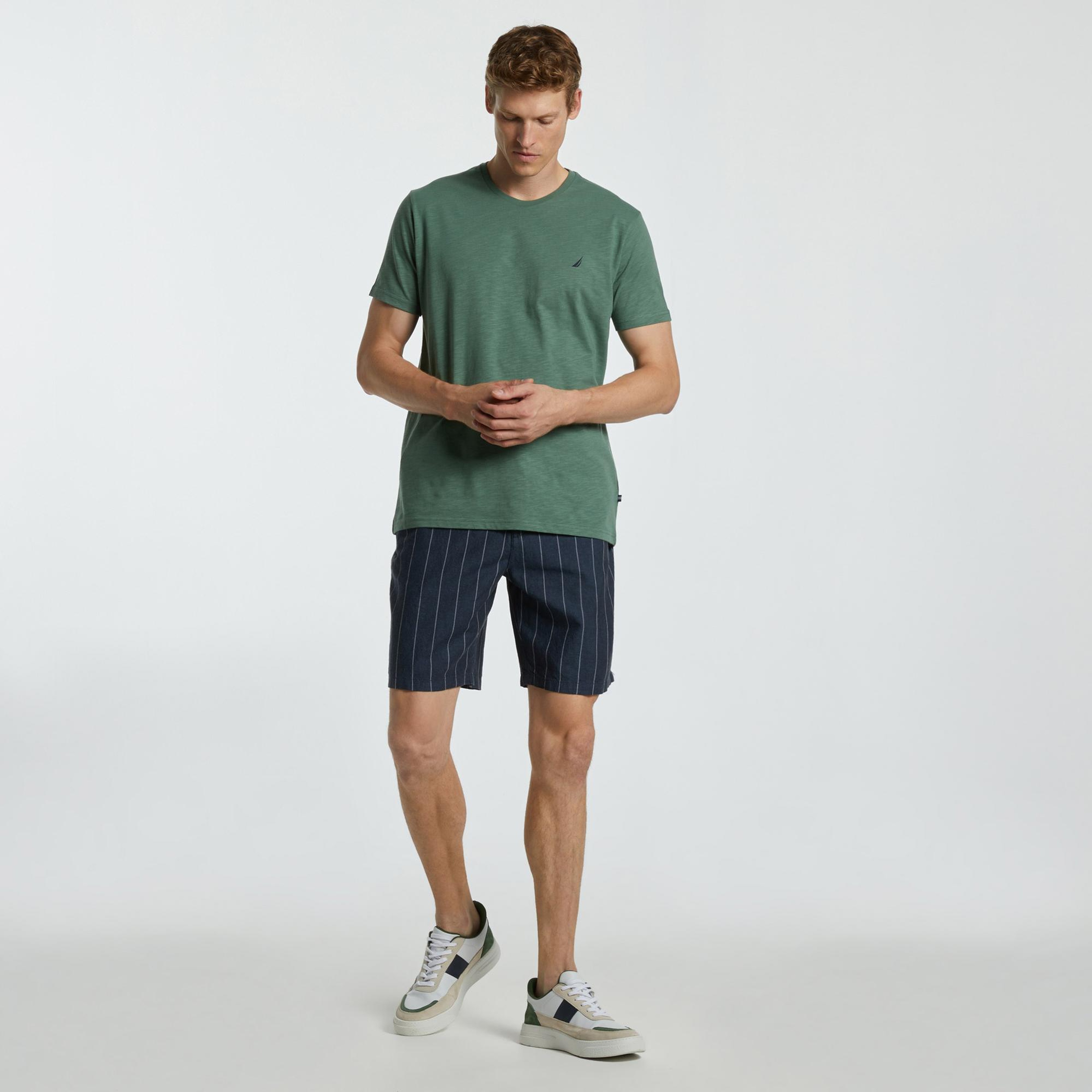 Nautica Erkek Yeşil Standart Fit T-Shirt