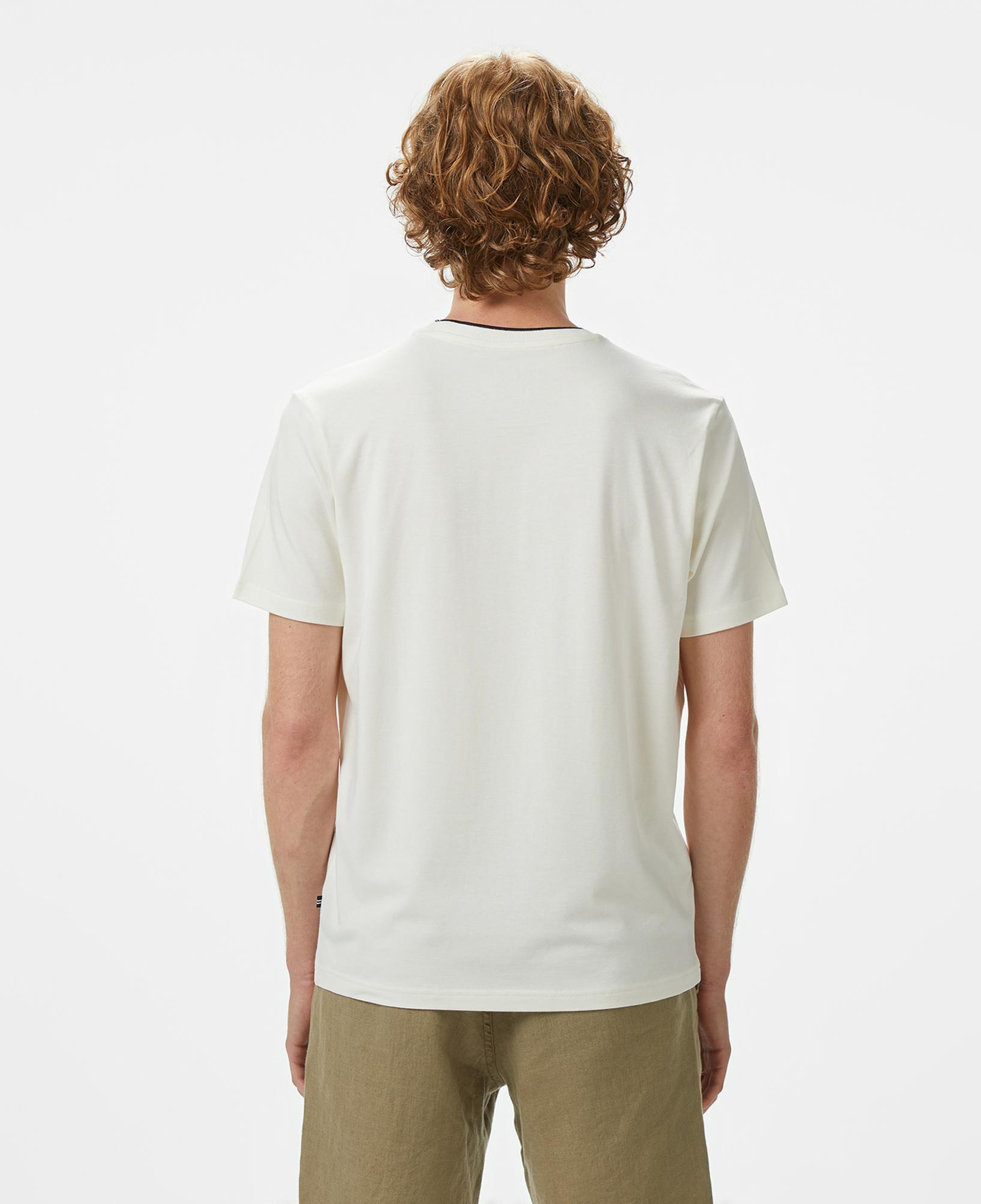 Nautica Erkek Krem Rengi Regular Fit T-Shirt