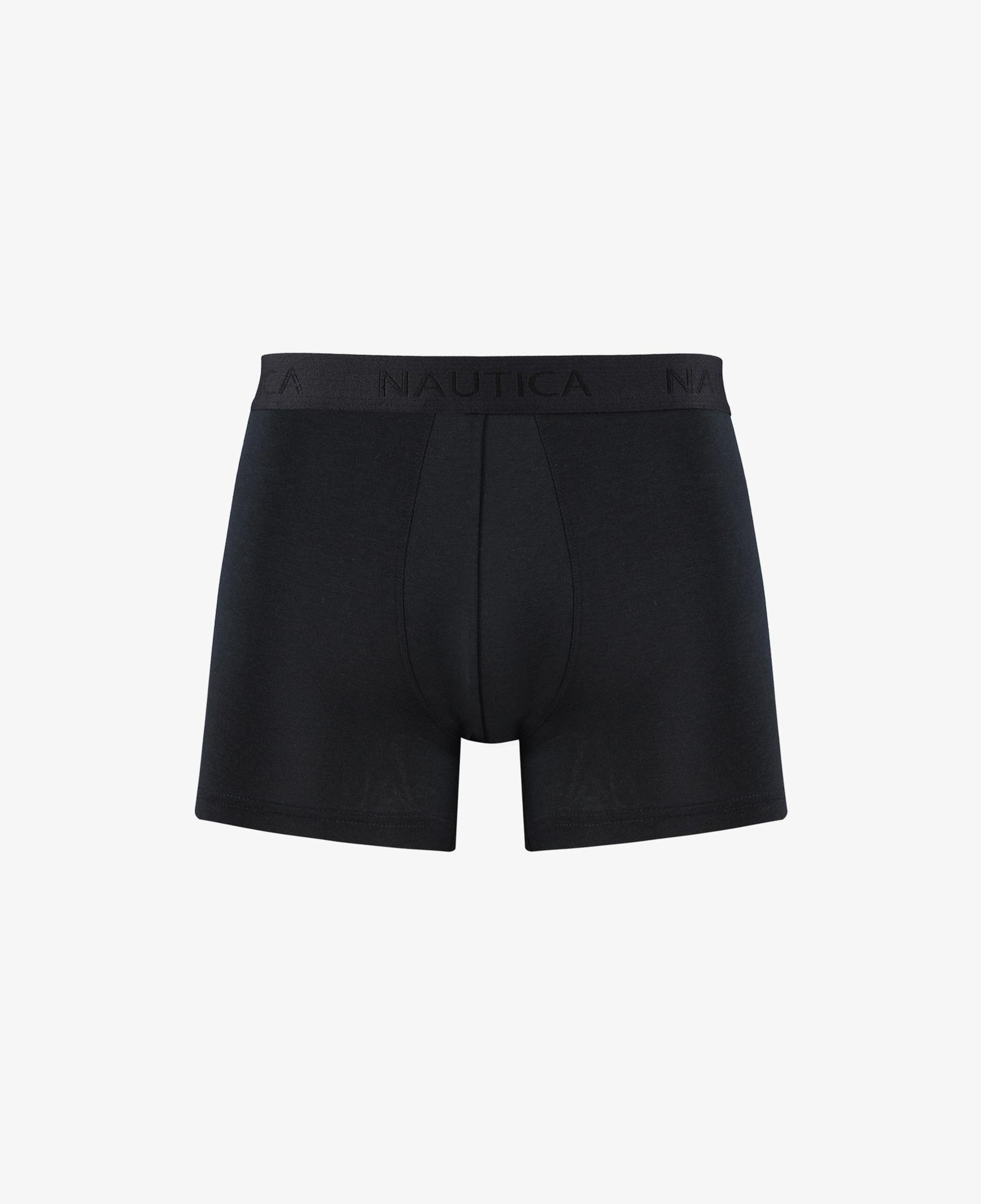 Nautica Erkek Siyah Standart Fit 3'lü Boxer