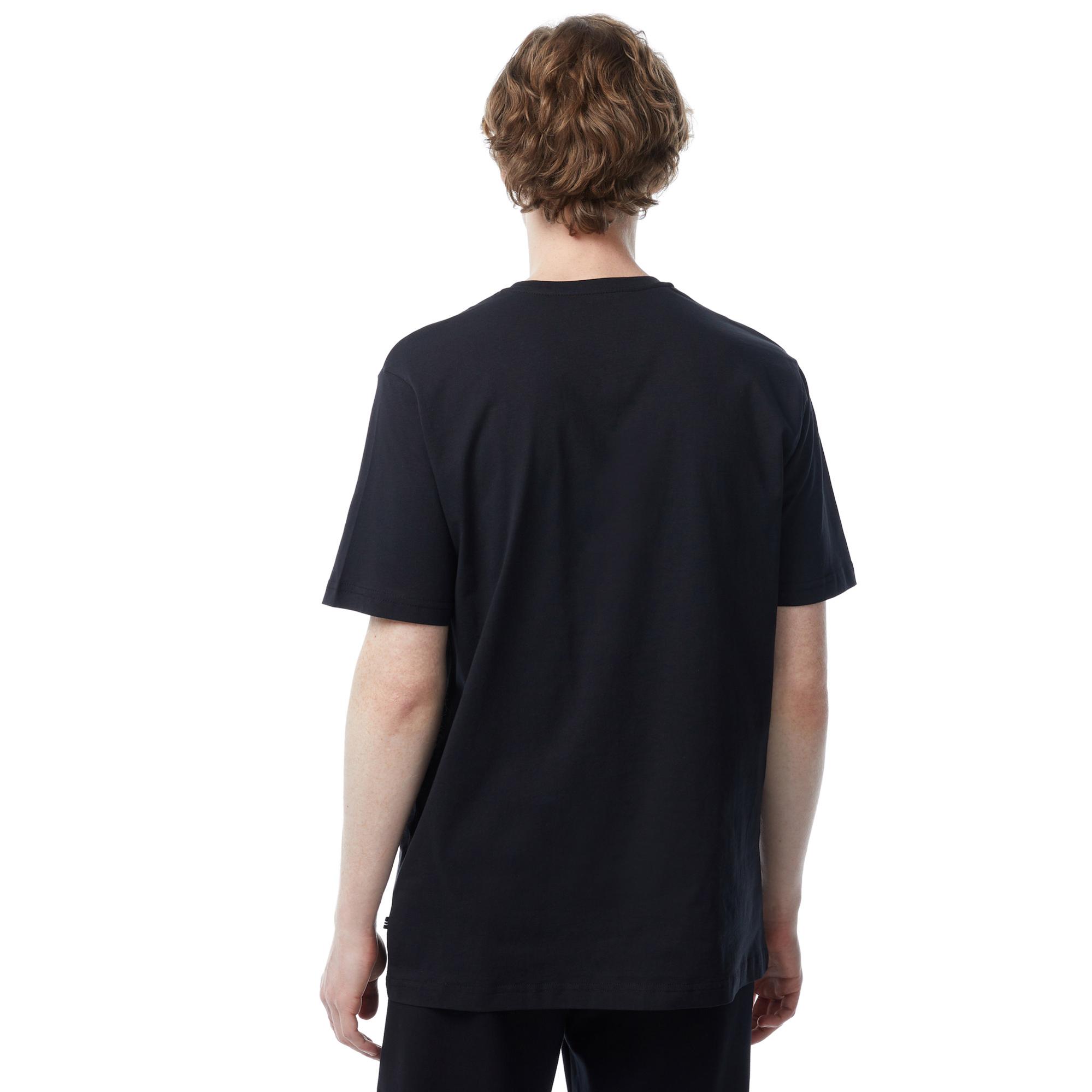 Nautica Erkek Siyah Standart Fit Kısa Kollu Baskılı T-Shirt