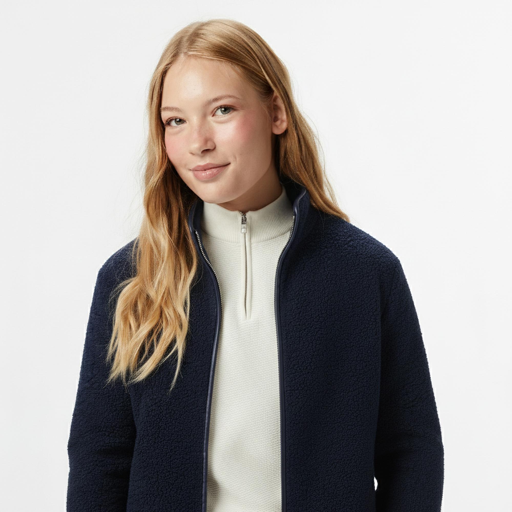 Nautica Kadın Lacivert Oversize Sweatshirt