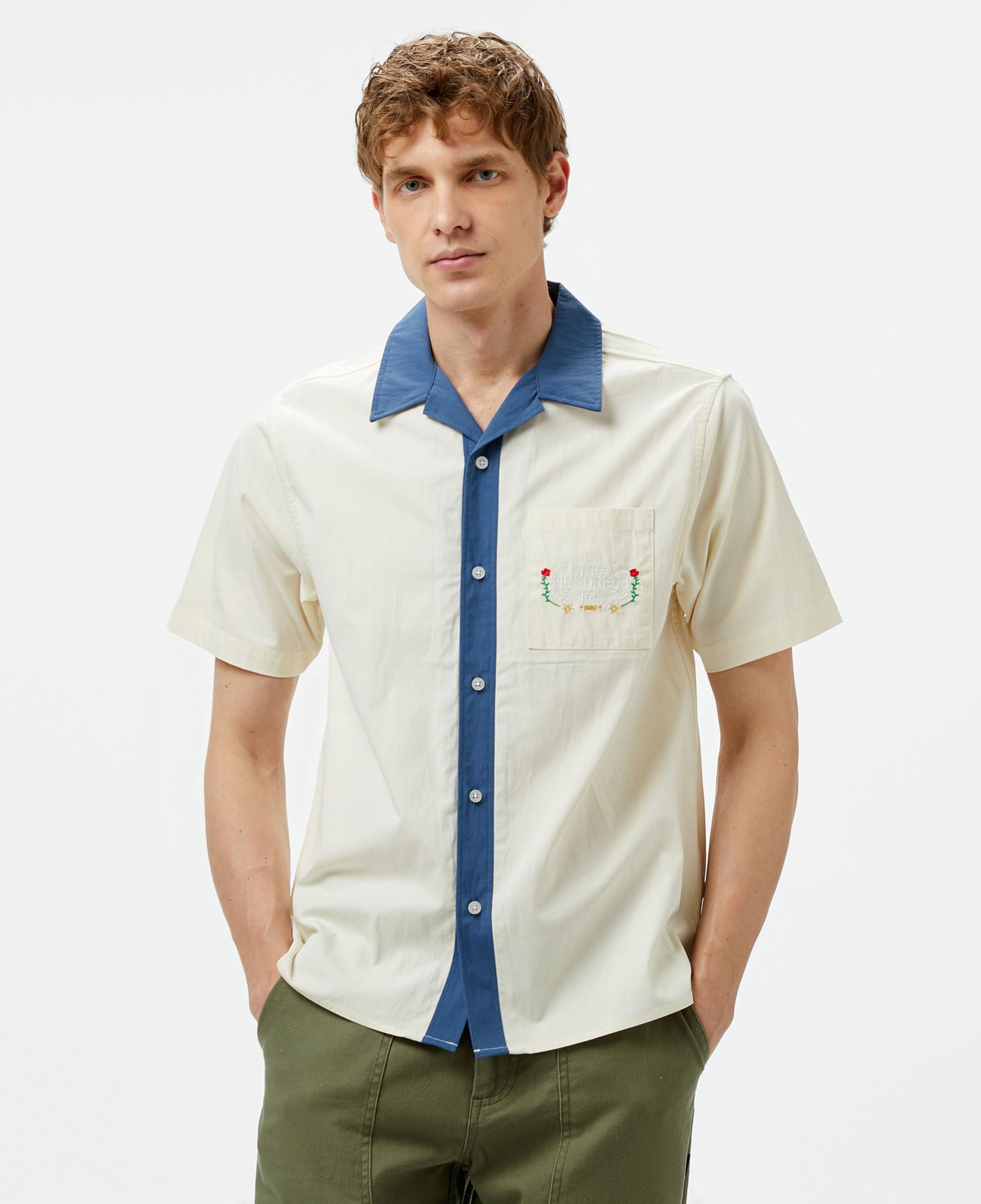 The Hundreds Giles SS Woven Erkek Beyaz Gömlek