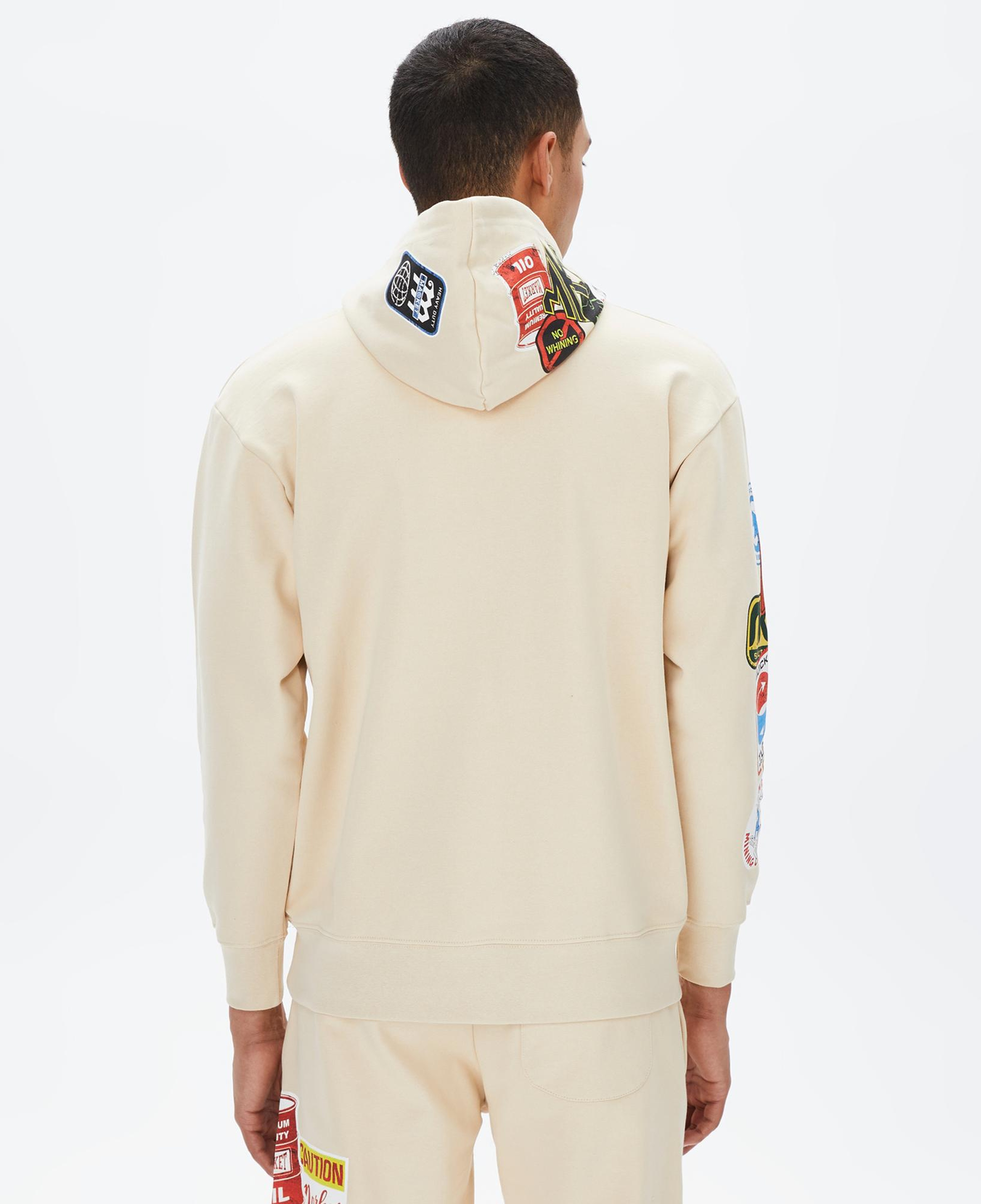 Market Hard Pullover Erkek Krem Hoodie