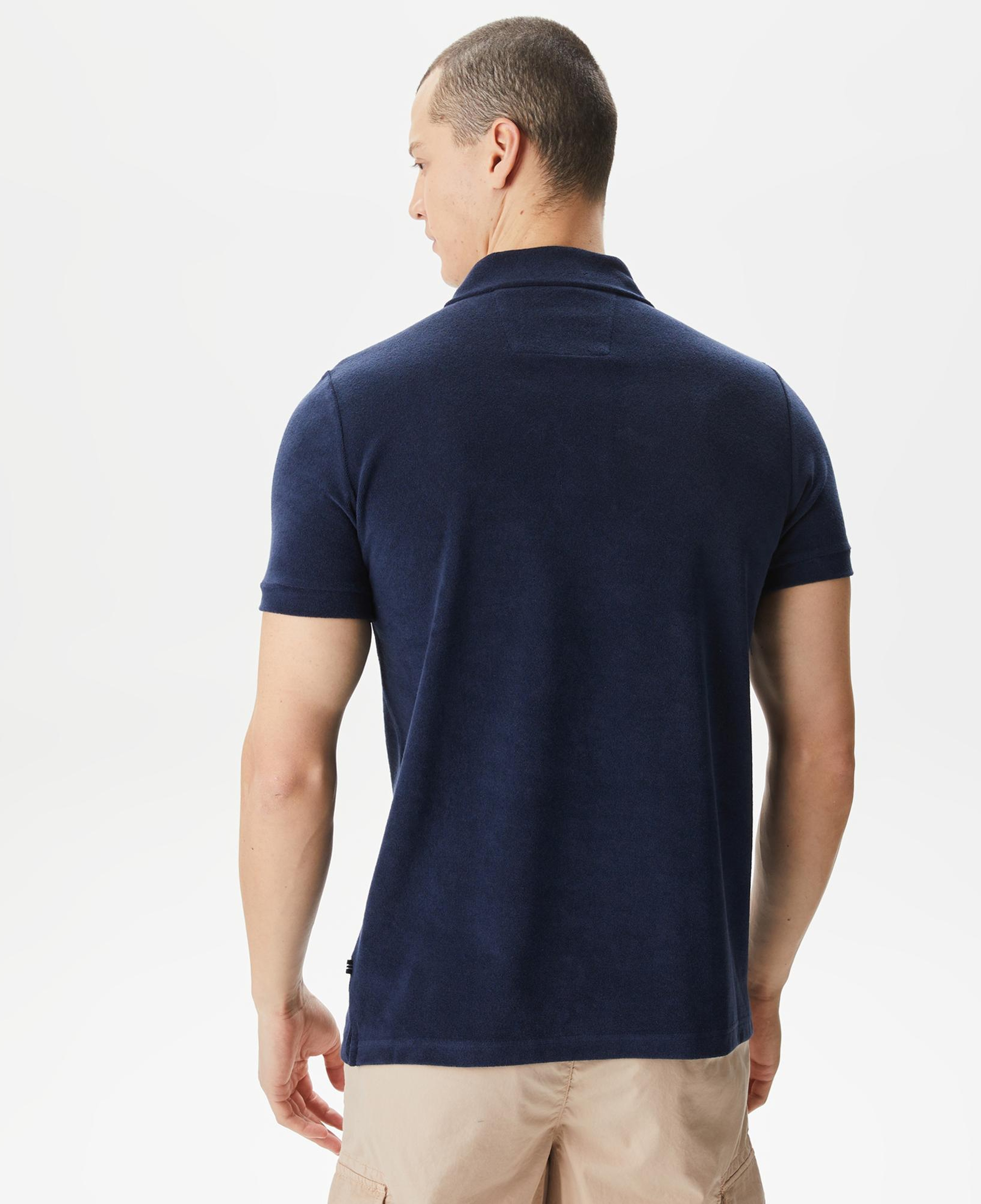 Nautica Erkek Lacivert Classic Fit Kısa Kollu Polo Yaka T-Shirt