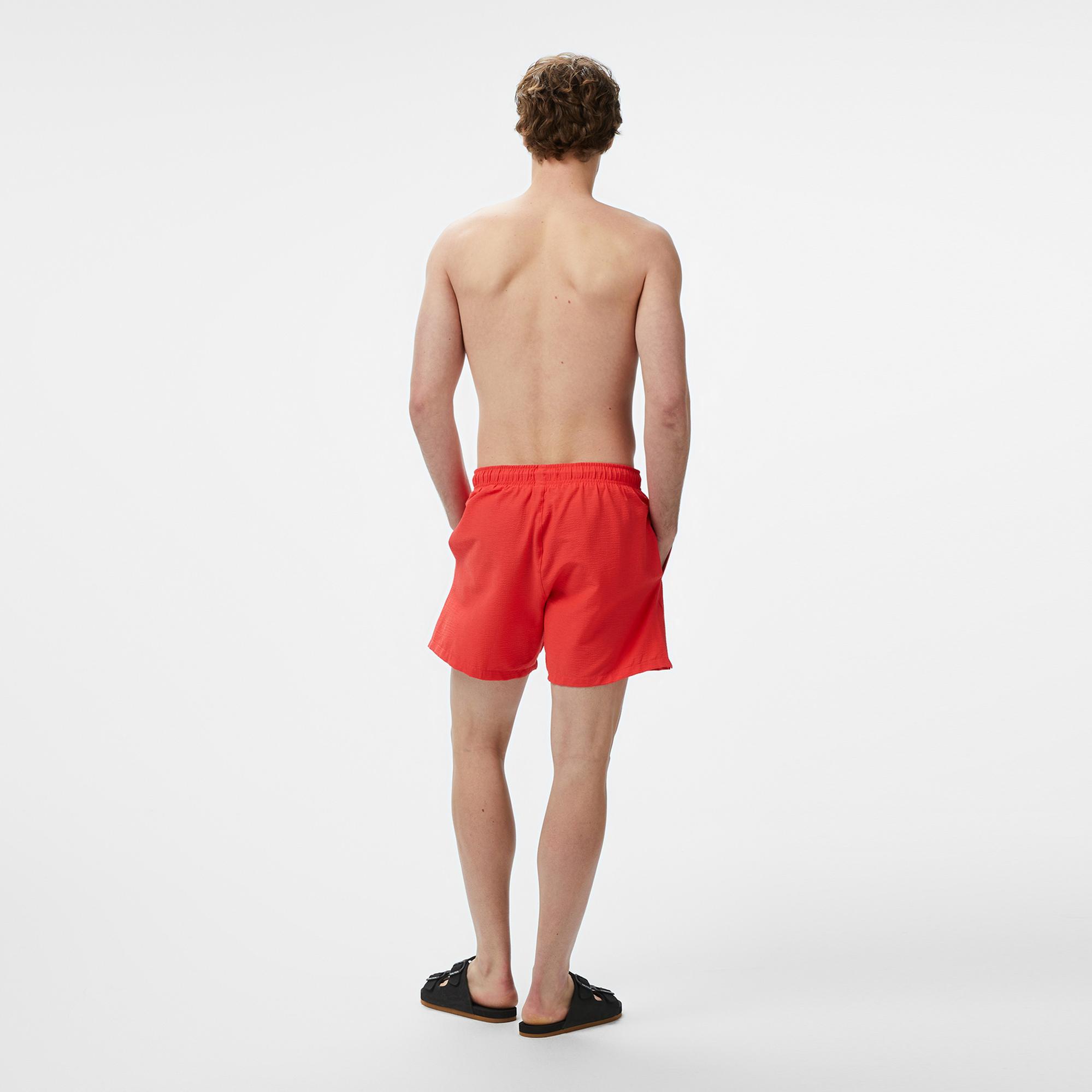 Nautica Erkek Kırmızı Regular Fit Deniz Şortu