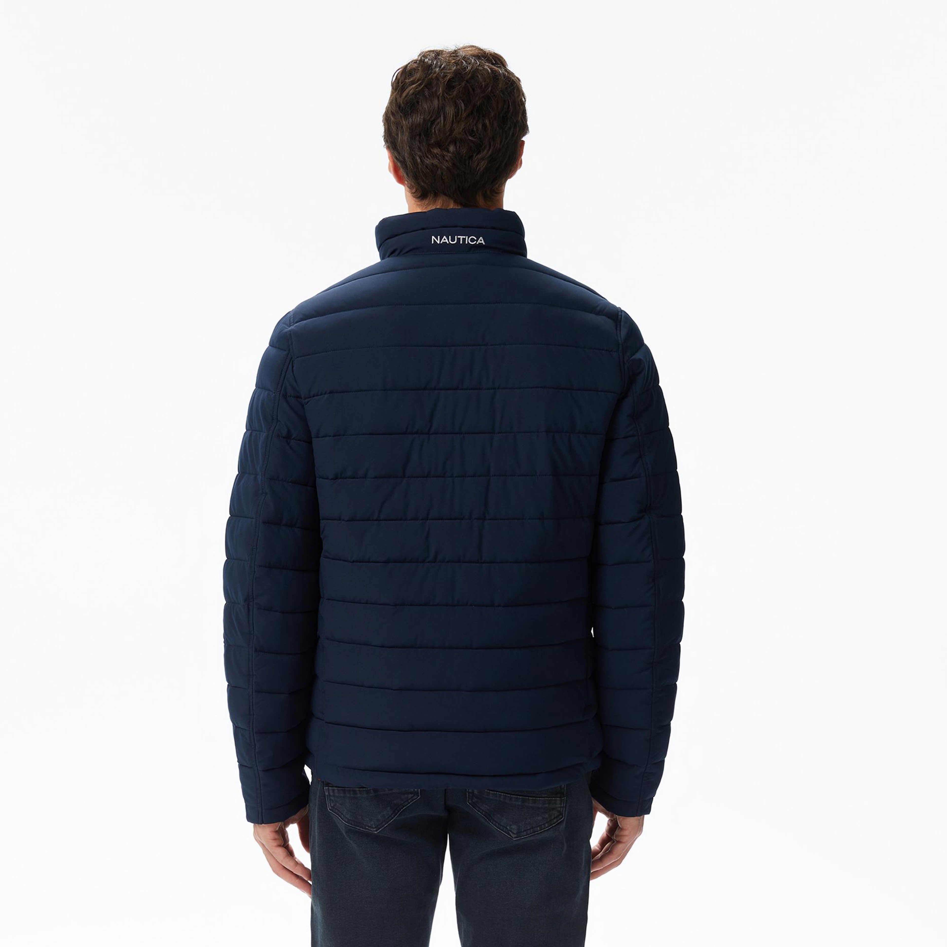 Nautica Erkek Bej Regular Fit Çift Taraflı Mont