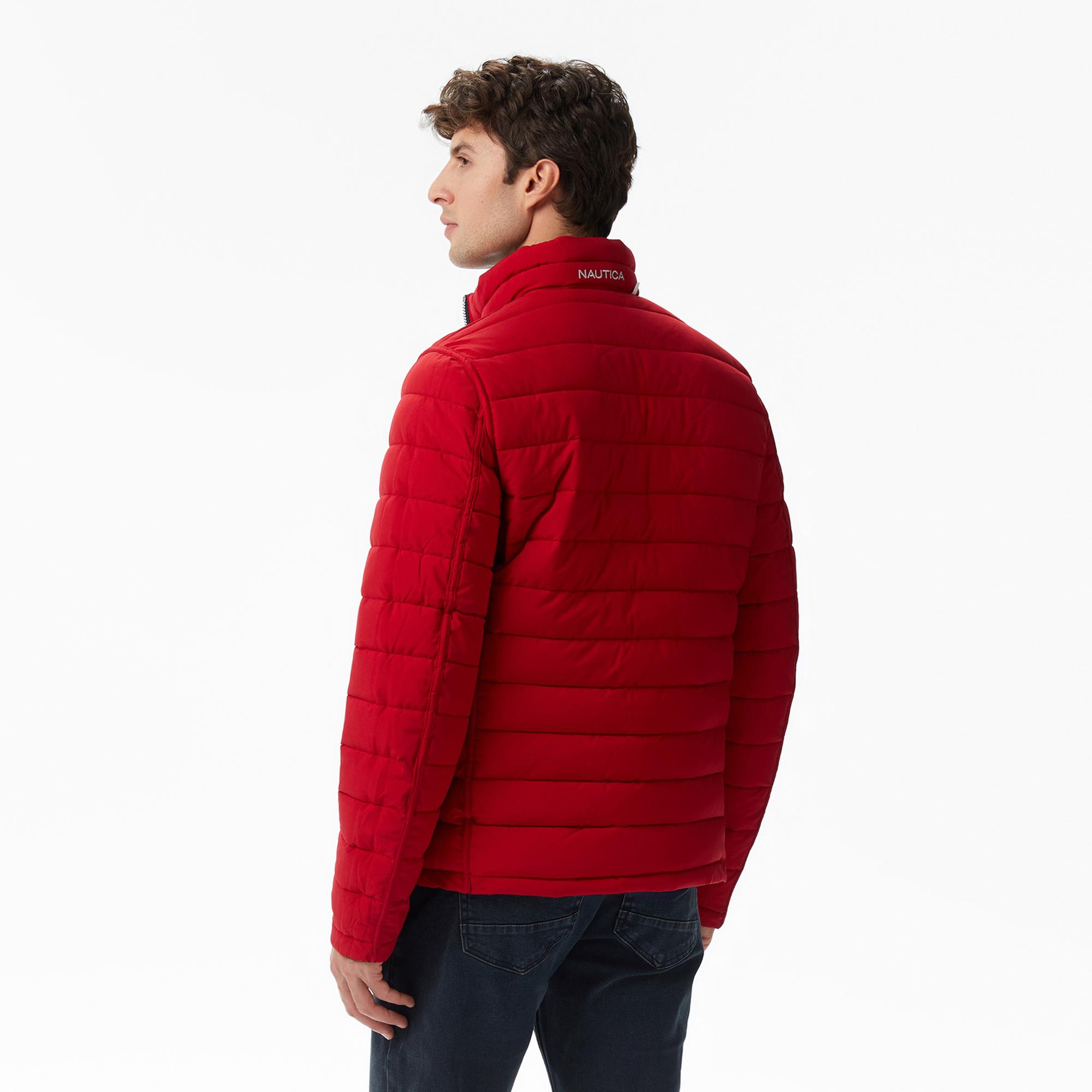 Nautica Erkek Bej Regular Fit Çift Taraflı Mont