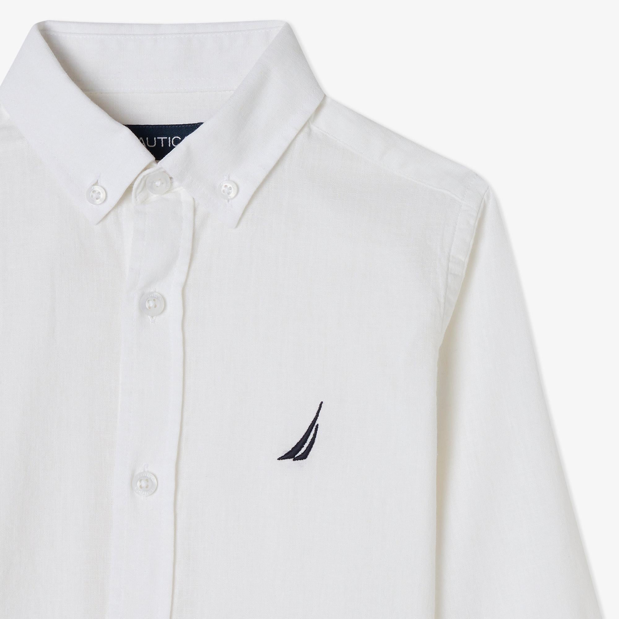 Nautica Erkek Çocuk Beyaz Gömlek