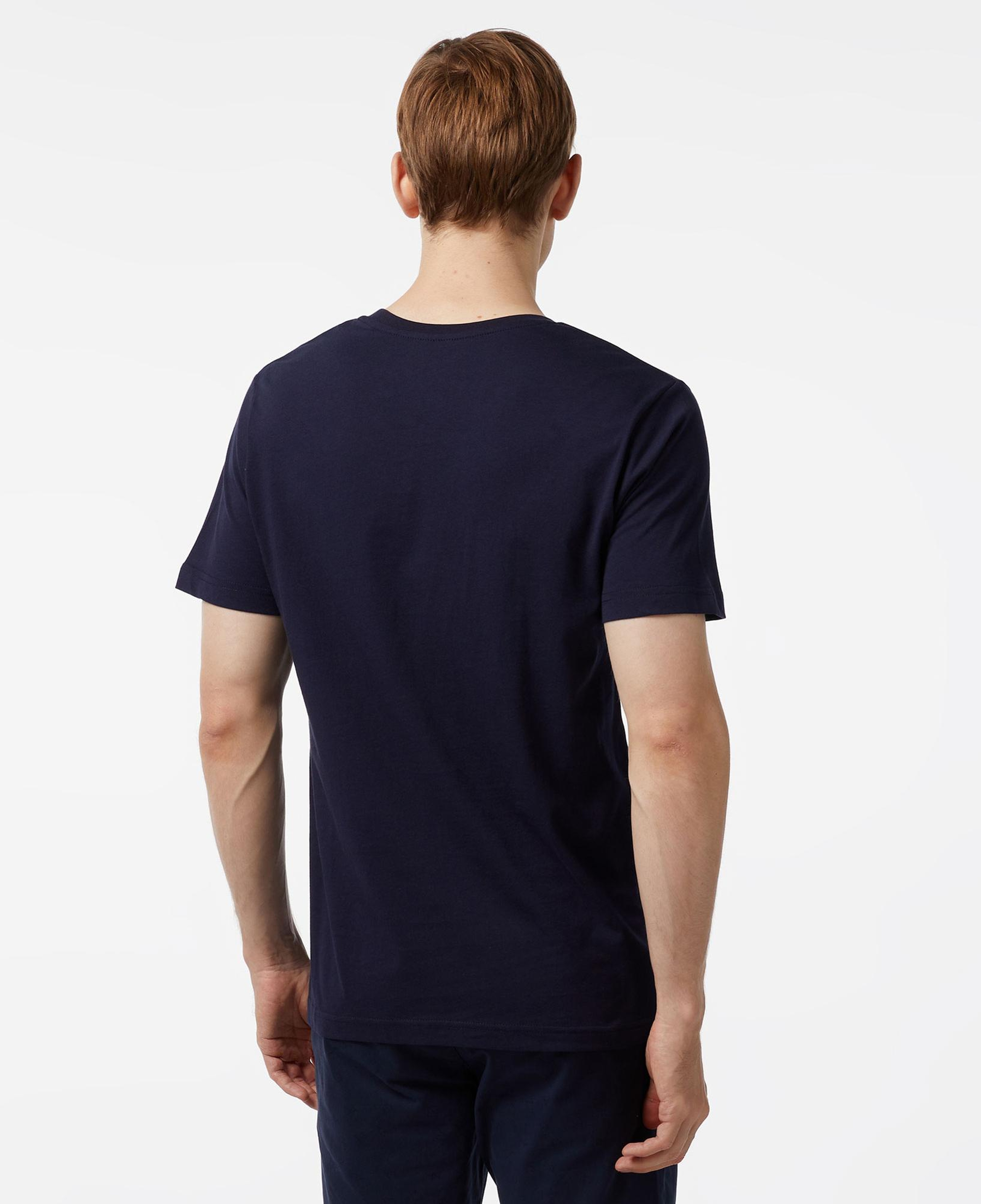 Nautica Erkek Lacivert Standart Fit Kısa Kollu Baskılı T-Shirt