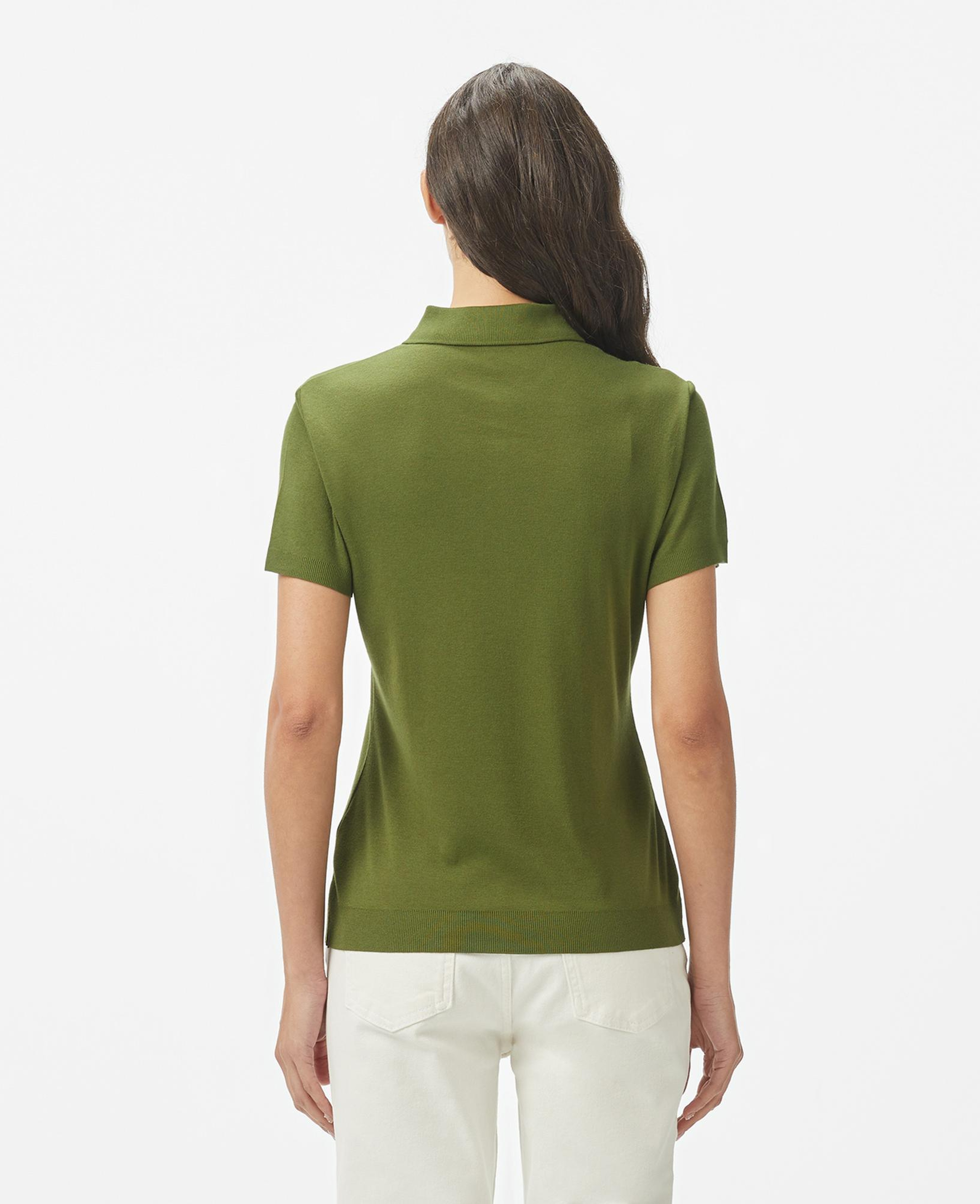 Nautica Kadın Yeşil Regular Fit Polo Yaka T-Shirt