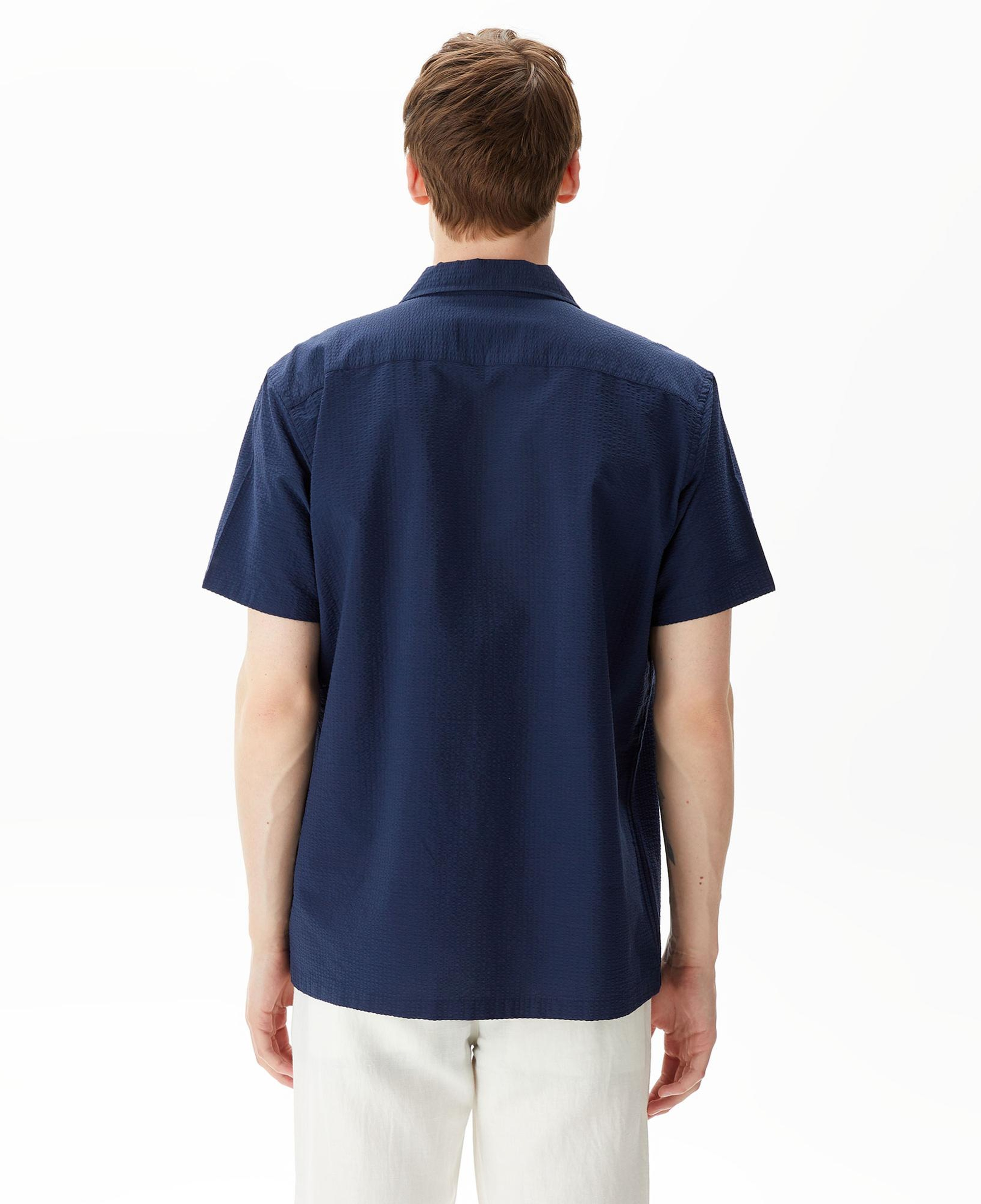 Nautica Erkek Lacivert Classic Fit Kısa Kollu Gömlek