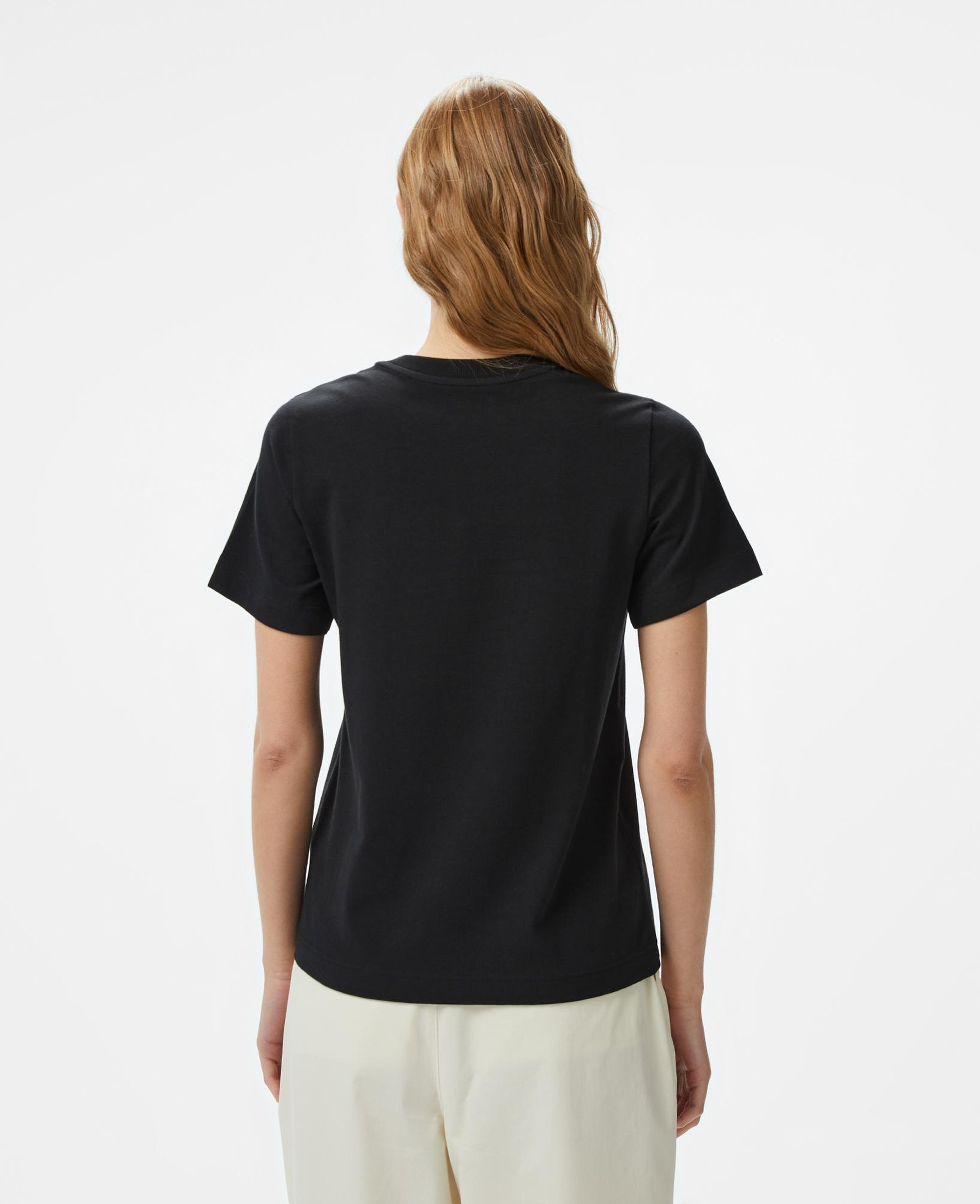 Nautica Kadın Siyah Regular Fit Kısa Kollu T-Shirt