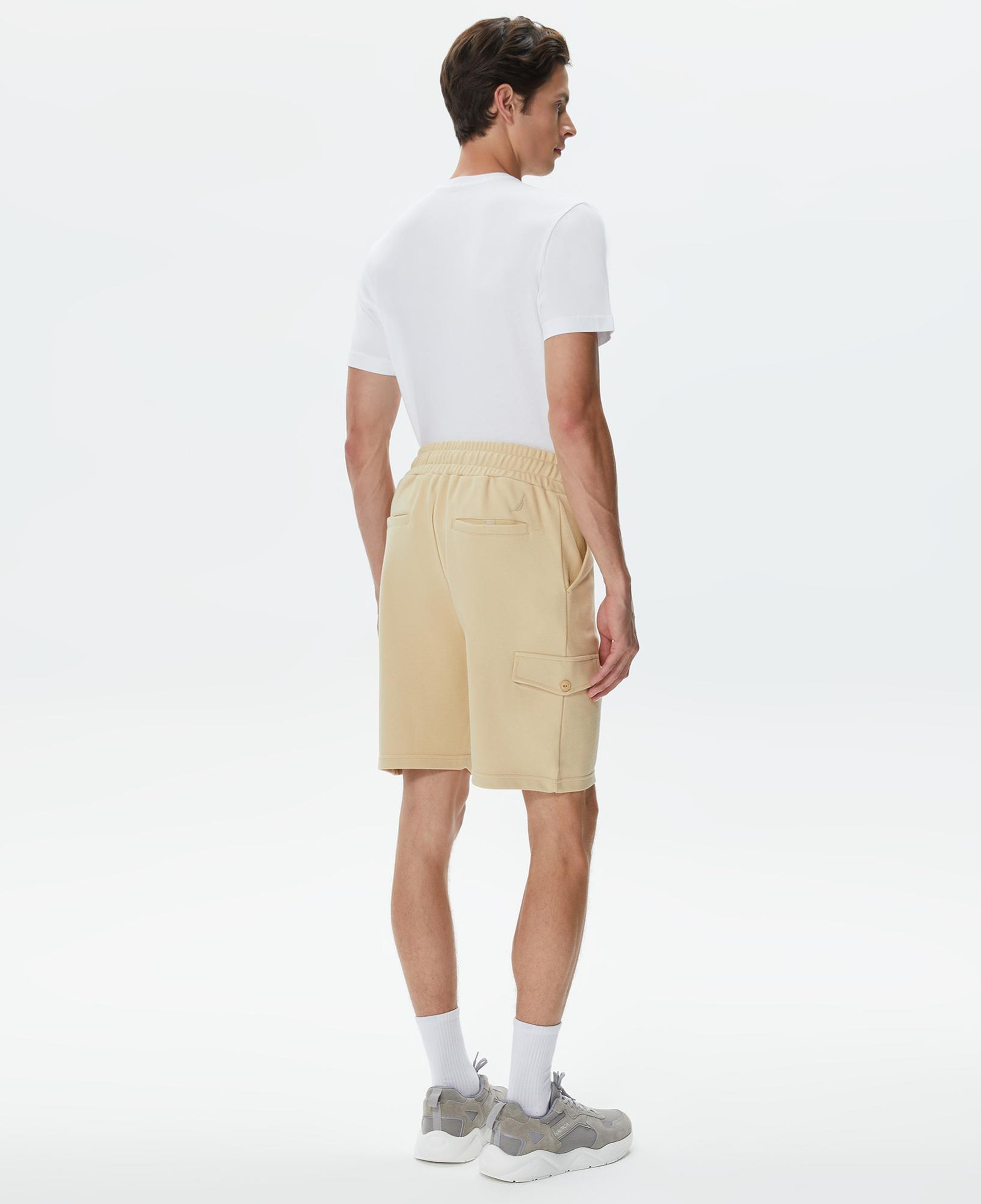 Nautica Erkek Bej Standart Fit Şort