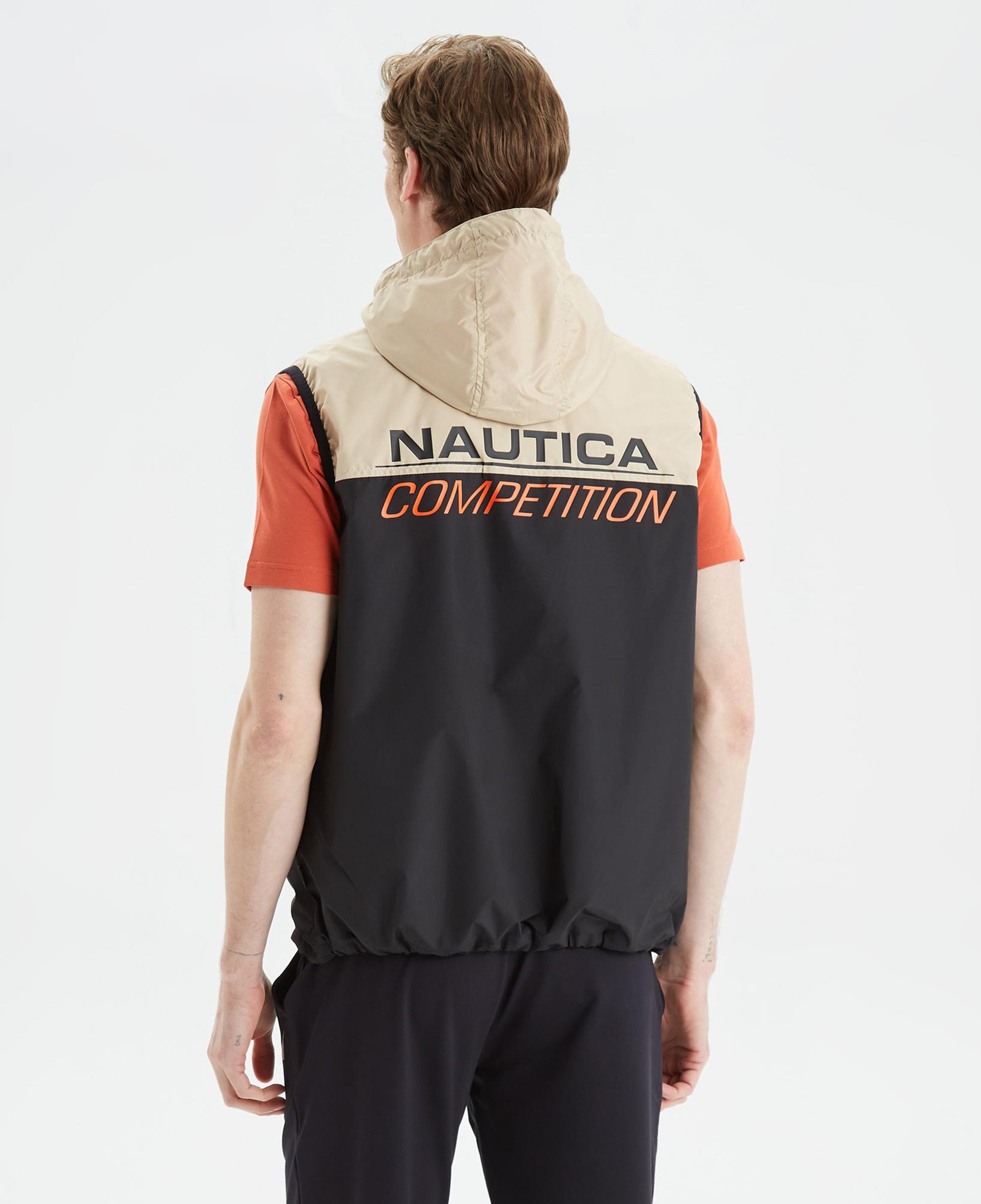 Nautica Erkek Siyah Baskılı Yelek