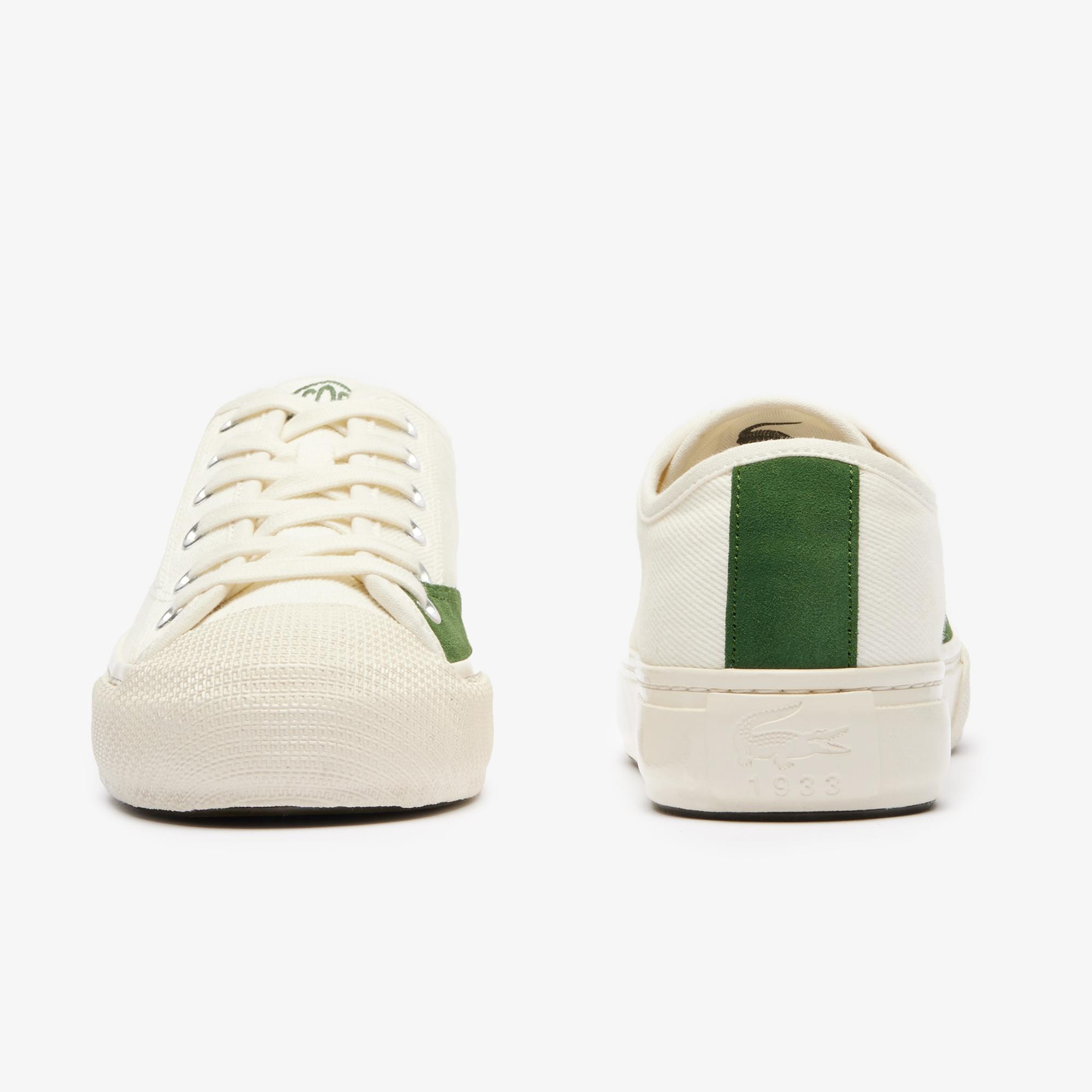 Lacoste Backcourt Erkek Krem Sneaker