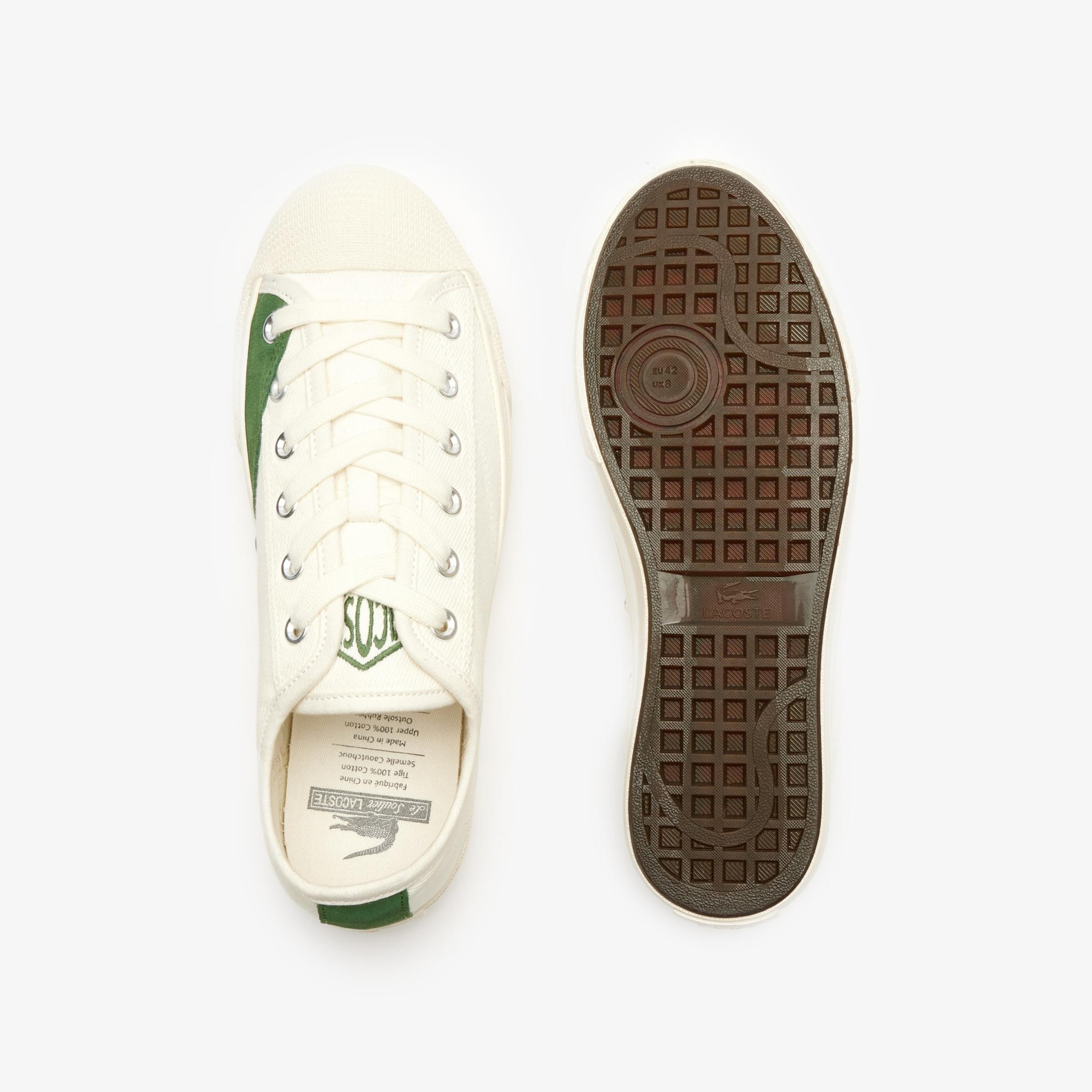 Lacoste Backcourt Erkek Krem Sneaker