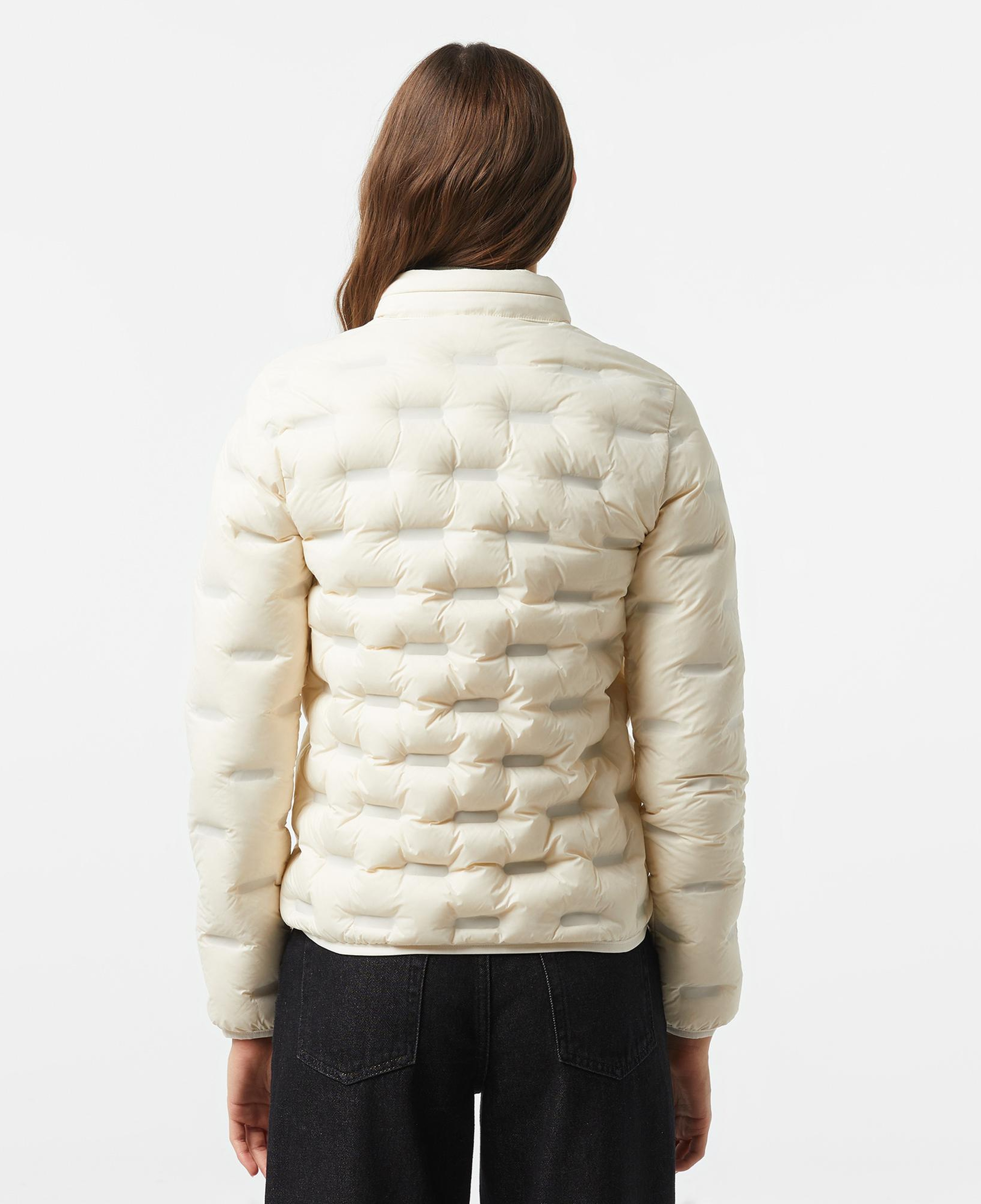 Lacoste Kadın Regular Fit Kapüşonlu Kapitone Beyaz Mont