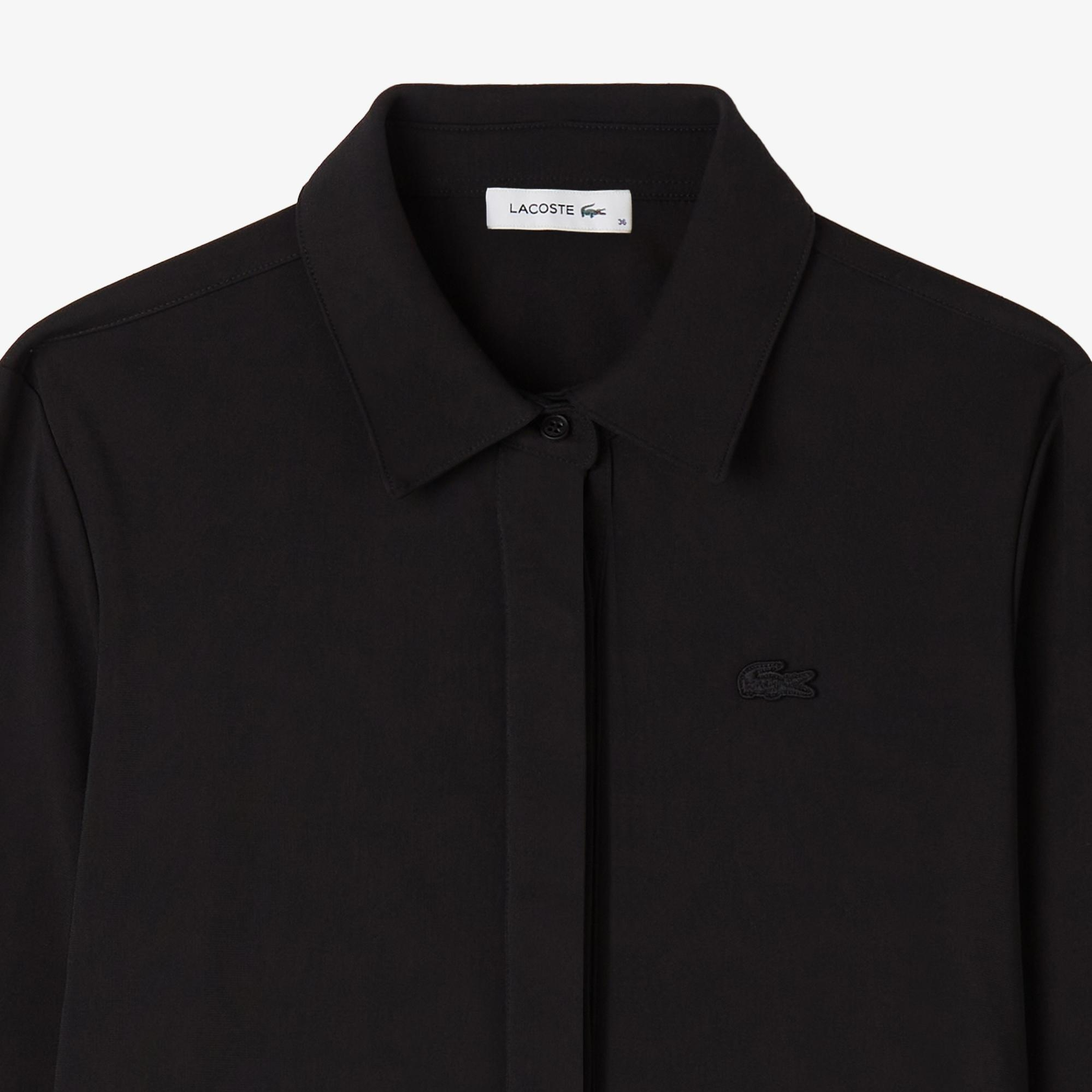 Lacoste Kadın Siyah Gömlek