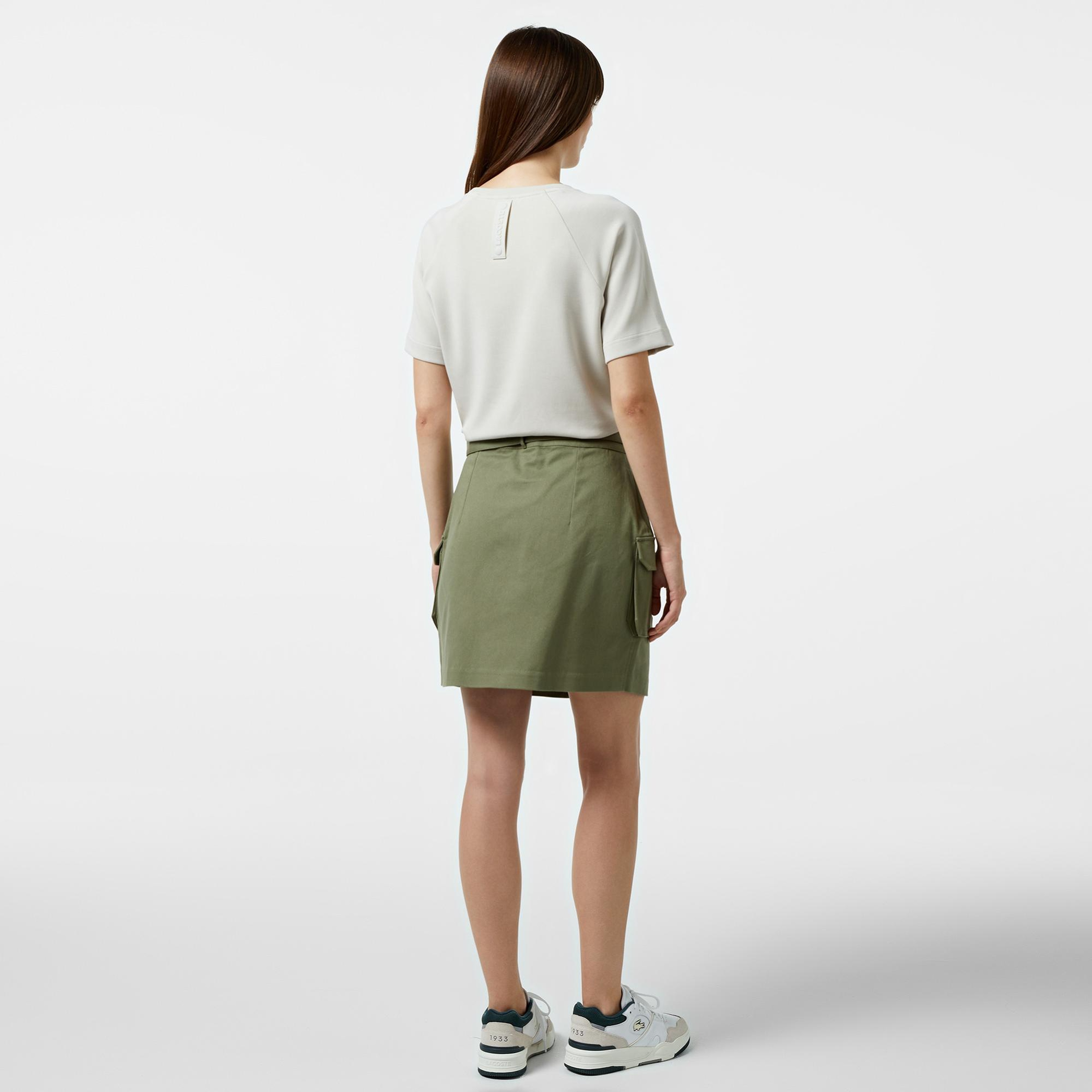 Lacoste Kadın Haki Etek