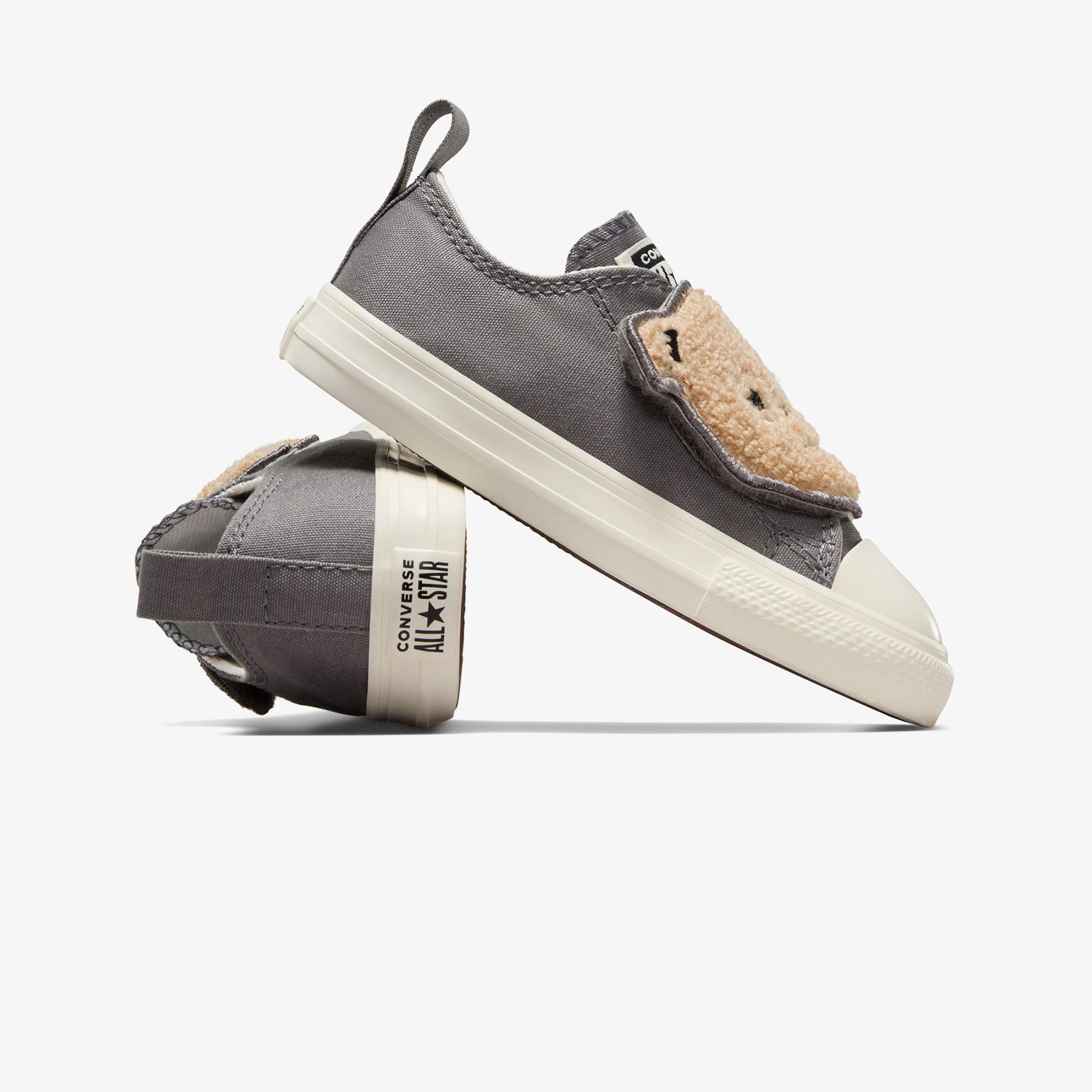 Converse Chuck Taylor All Star One Strap Çocuk Gri Sneaker