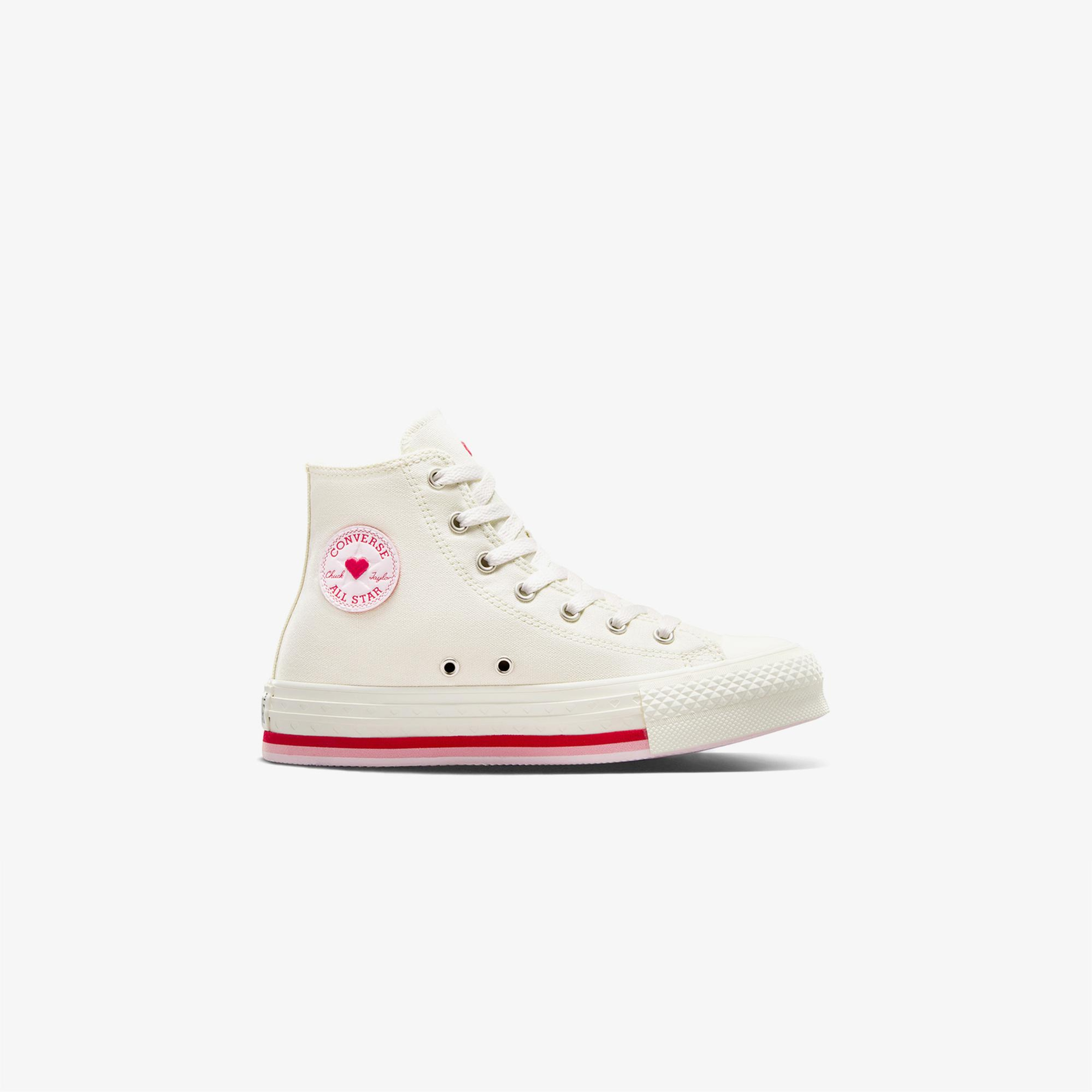 Converse Chuck Taylor All Star Valentine's Day Çocuk Beyaz Sneaker