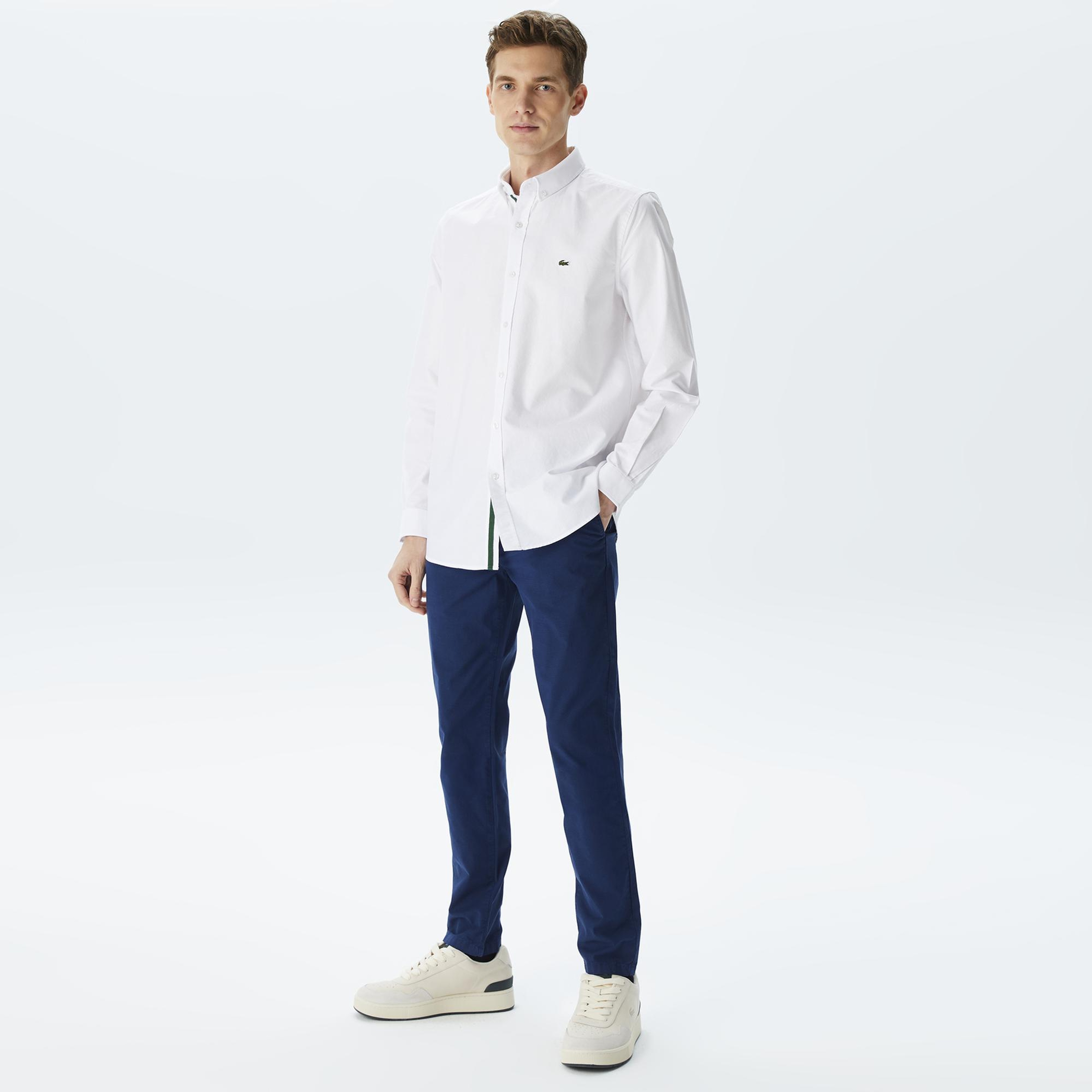 Lacoste Erkek Slim Fit Lacivert Pantolon